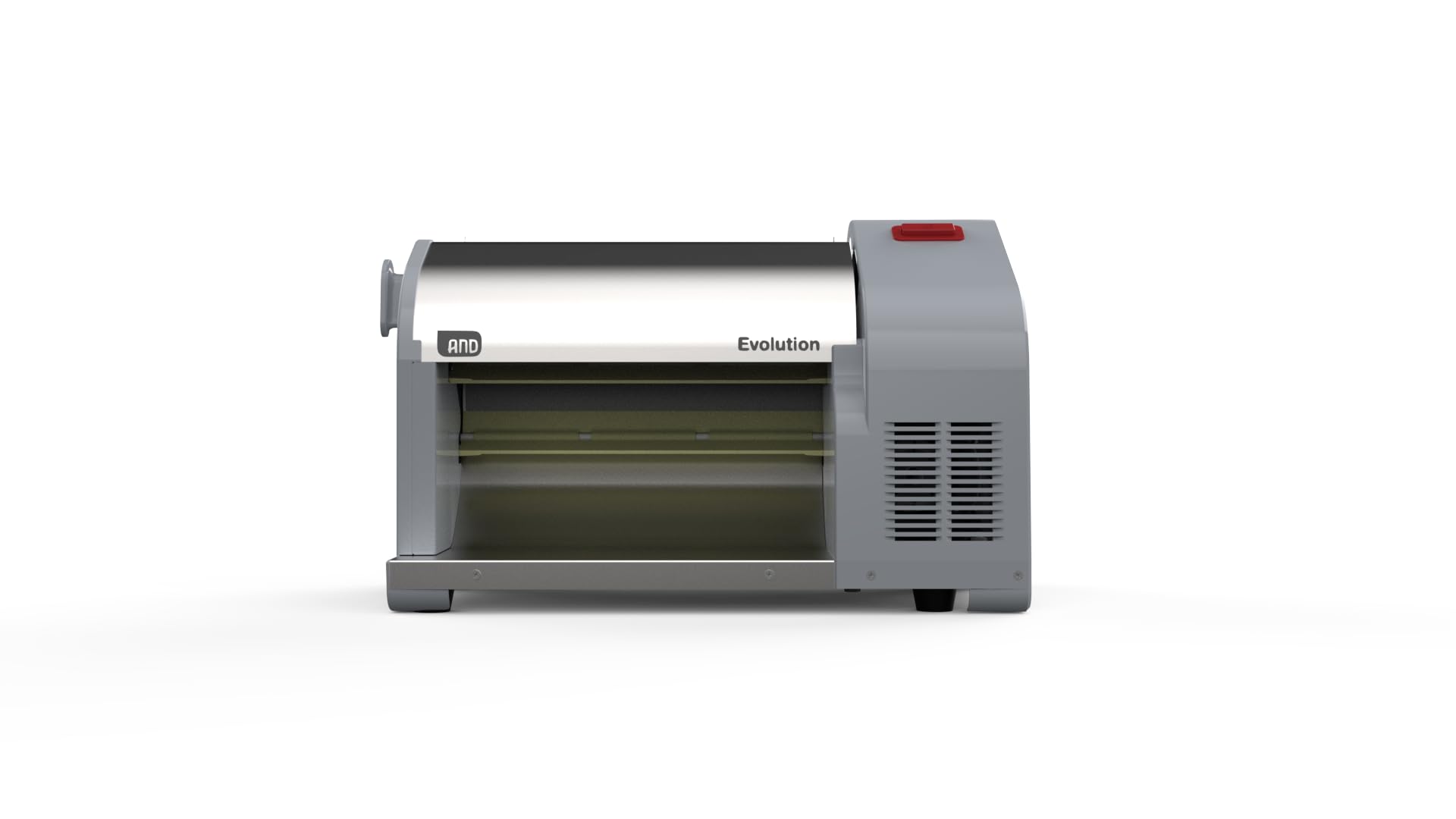 Laminador Cilindro Elétrico Evolution para Massas 28cm Motor 1/3CV Lamina 8 kg/h Base Inox Certificado INMETRO AND e pronto (220, Volts)