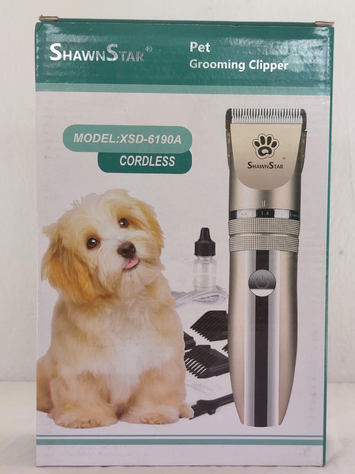 Máquina de Tosa Elétrica para Pets – Silenciosa, Recarregável e Segura | Aparador de Pelos Profissional para Cães e Gatos