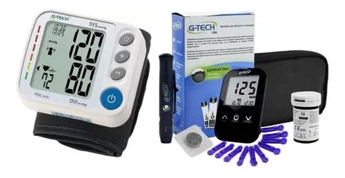 Medidor De Glicose + Medidor De Pressão Arterial Digital…