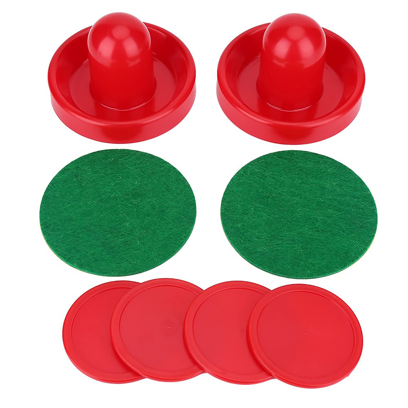 Mesa de Air Hockey, Mini Mesa de Air Hockey Plug-in, Opções de Mesa de Air Hockey, Putts de Air Hockey de Plástico Leve Goleiro Empurradores de Hóquei No Gelo Conjunto de