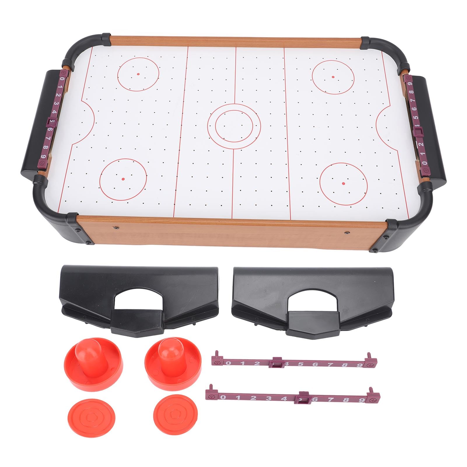Mesa de Air Hockey de 20 Polegadas, Mesa de de Air Hockey de Mesa, Mesa de Jogo Operada por Bateria para Crianças, Adolescentes e Adultos, ótima para Brincar No Chão