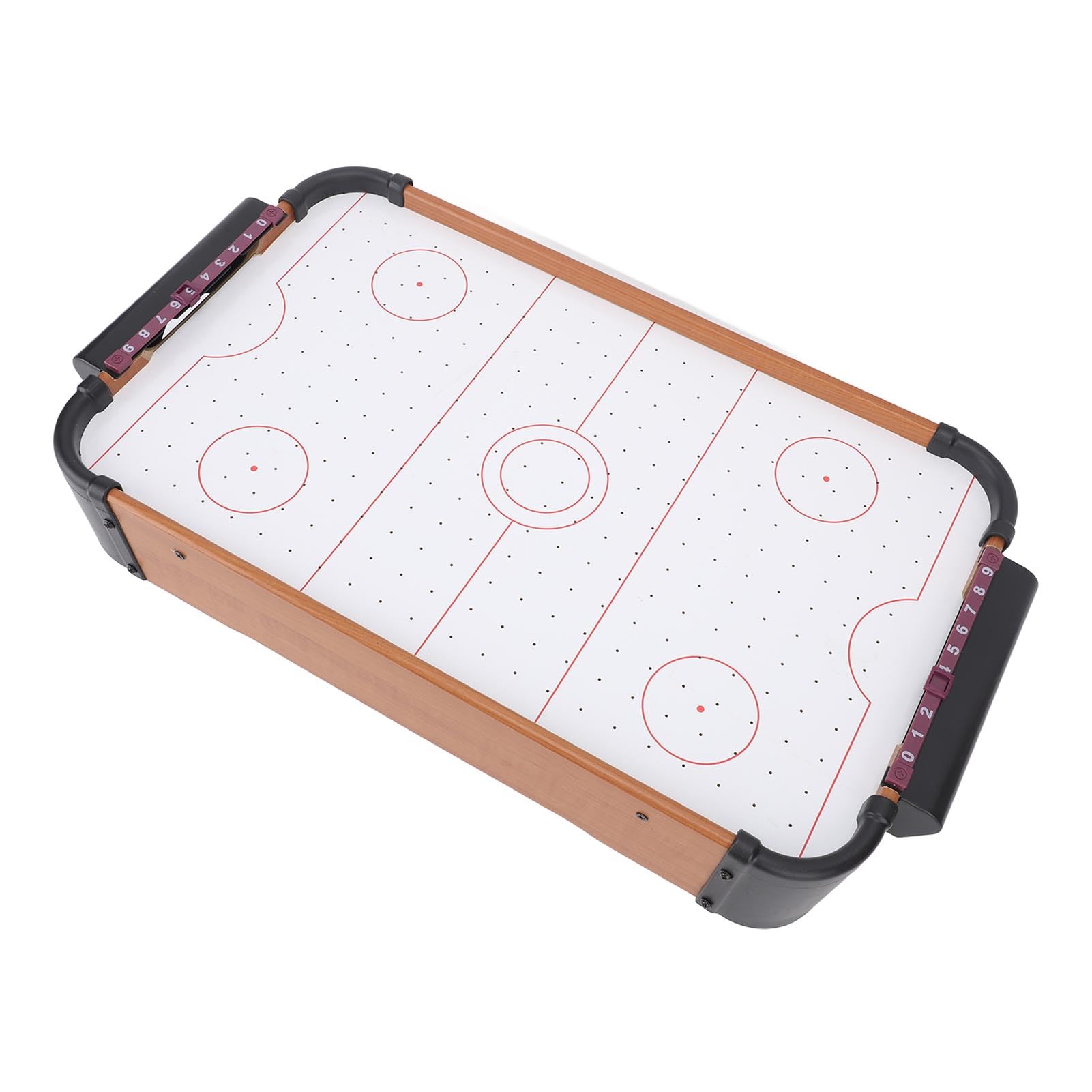 RiToEasysports Jogo de Air Hockey de Mesa, Mesa de Hóquei Eletrônica Com Ventiladores Operados por Bateria, para Crianças, Adolescentes, Amigos e Família