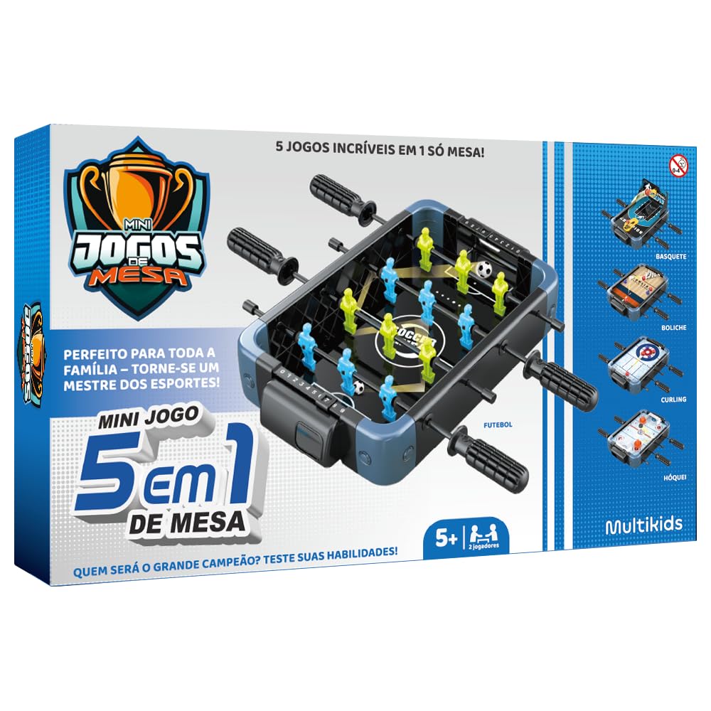 Multikids Baby Kit De Jogos De Mesa 5 em 1 - BR2492