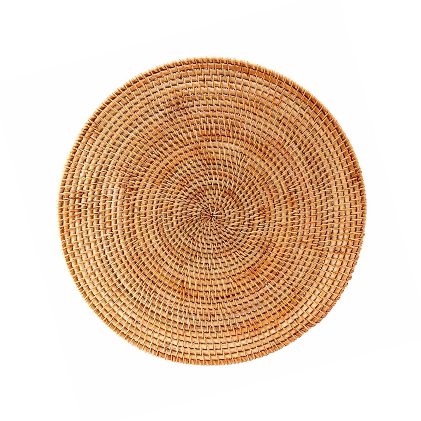 Kaeltsyn Jogo americano de tecido de vime natural, multifuncional, com isolamento térmico, tapetes ovais para mesa de jantar, tapete de lugar multifuncional, jogo americano de vime, oval, tapete antiderrapante