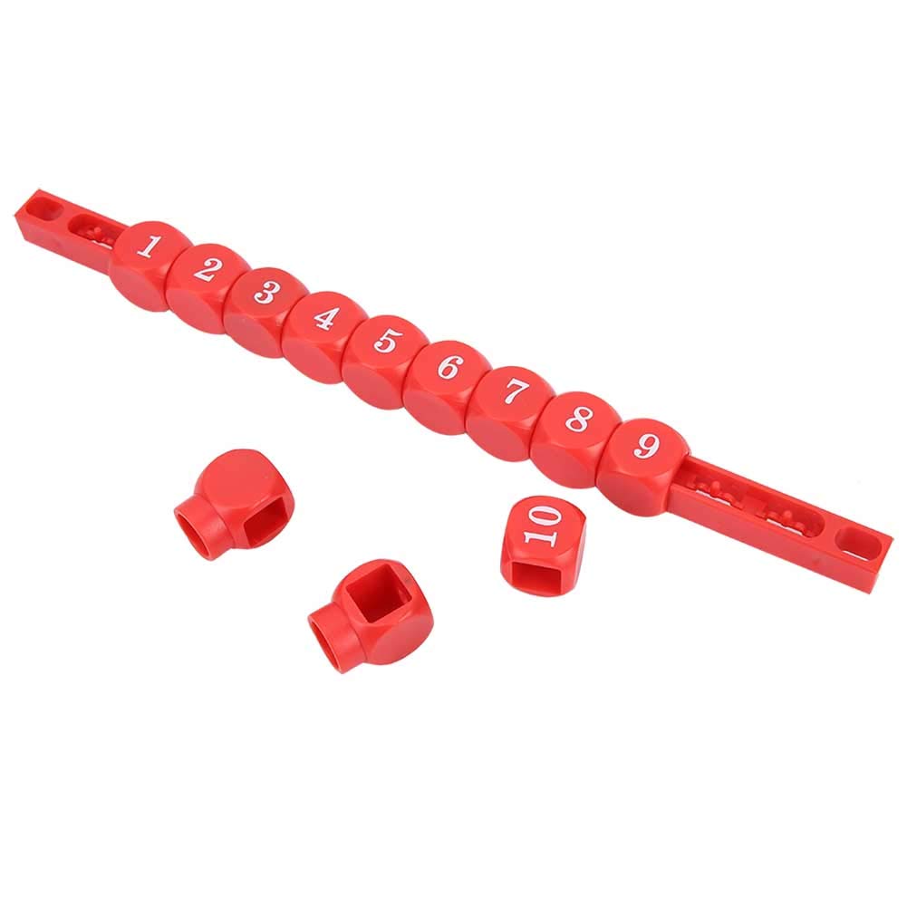 OPPWONG Mini Placar Multifuncional para Jogos de Futebol de Mesa, Placar Durável para Jogadores de Futebol de Bilhar, Vermelho para Entusiastas de Esportes, Plástico de 12,1 Polegadas