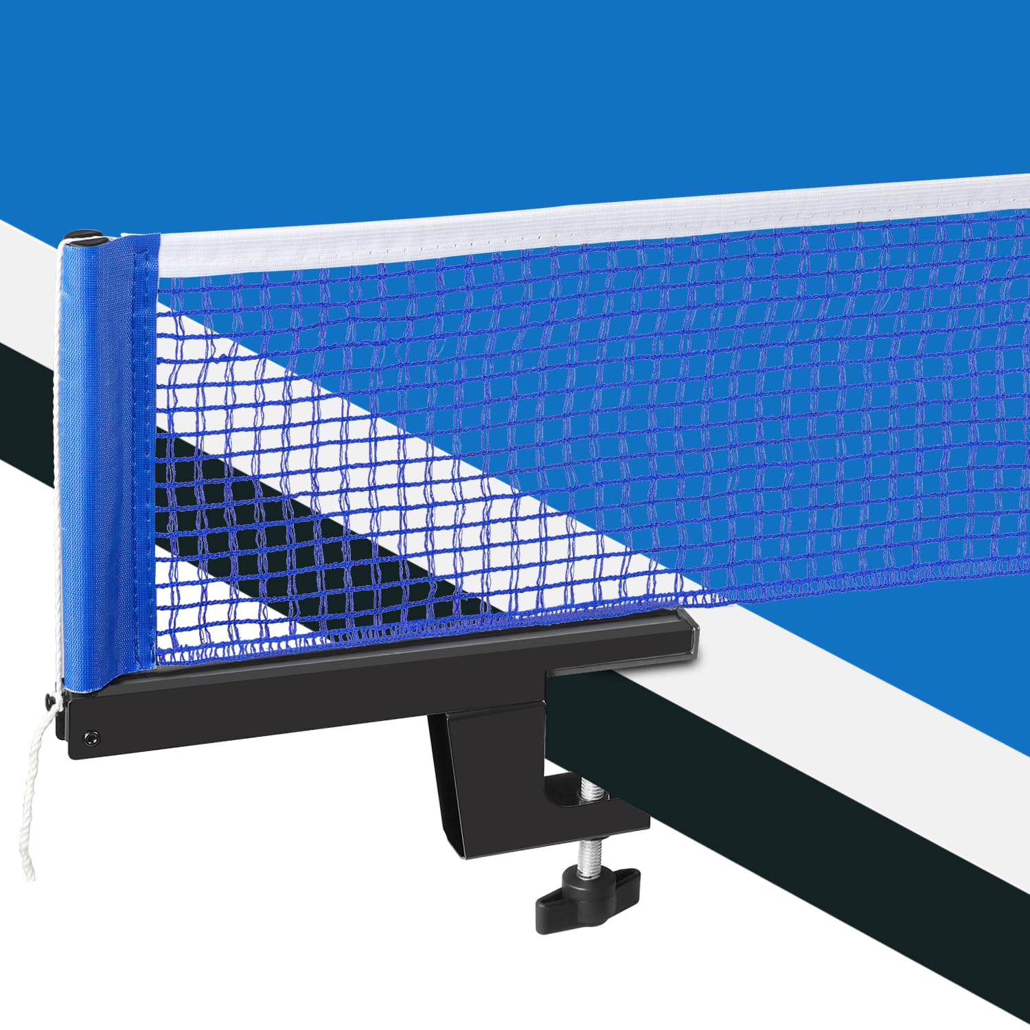 1.8 m Rede de Tênis de Mesa Dobrável com Postes, Conjunto de Rede e Hastes de Tênis de Mesa Regulável, Rede de Tênis de Mesa Portátil e Ajustável, Generic Conjunto de Postes de Rede de Ping-Pong