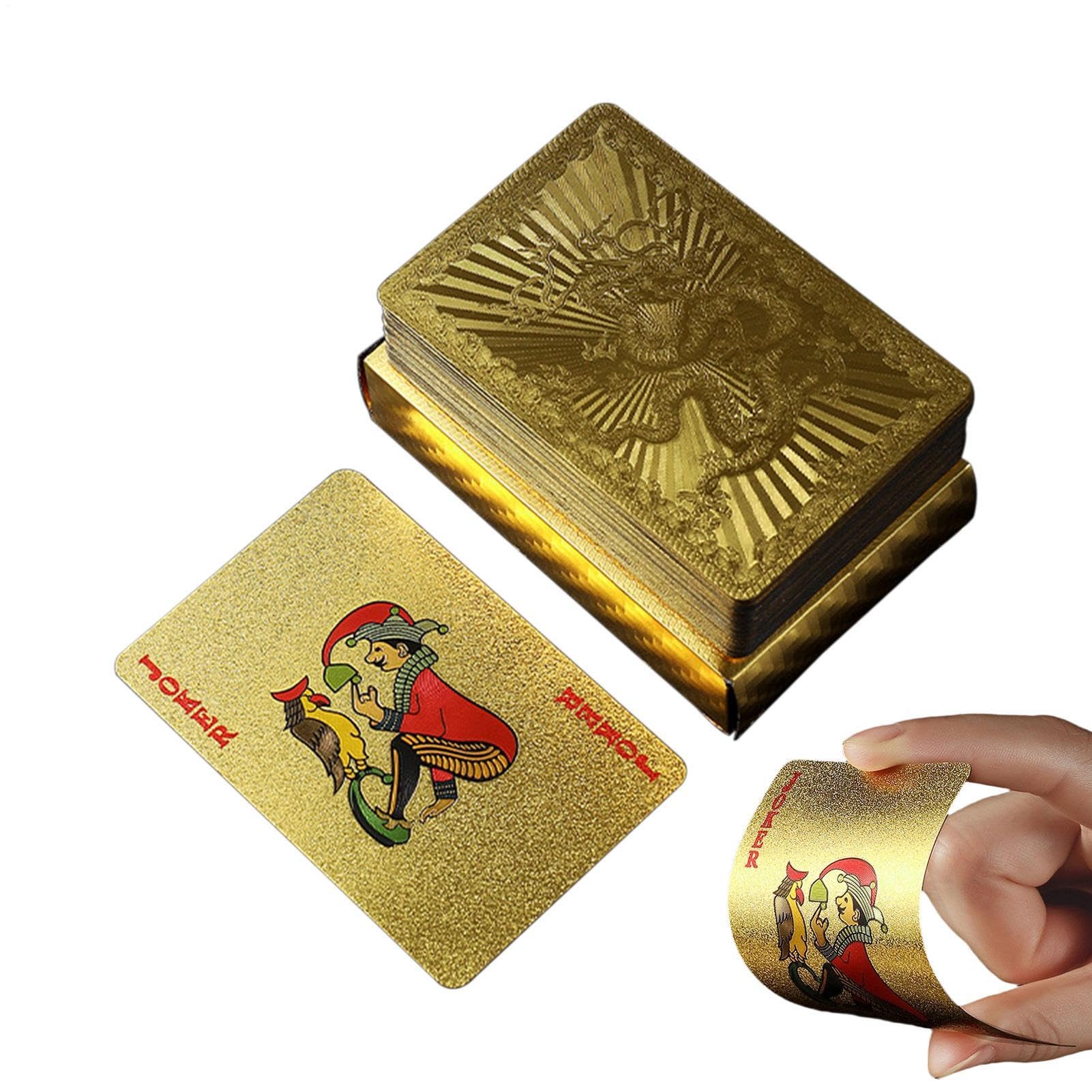 Cartas de baralho de pôquer PVC mesa de portátil | Jogo de mesa de pôquer de polímero, leve, lavável, flexível, lazer, entretenimento, jogo de mesa para festivais, festas
