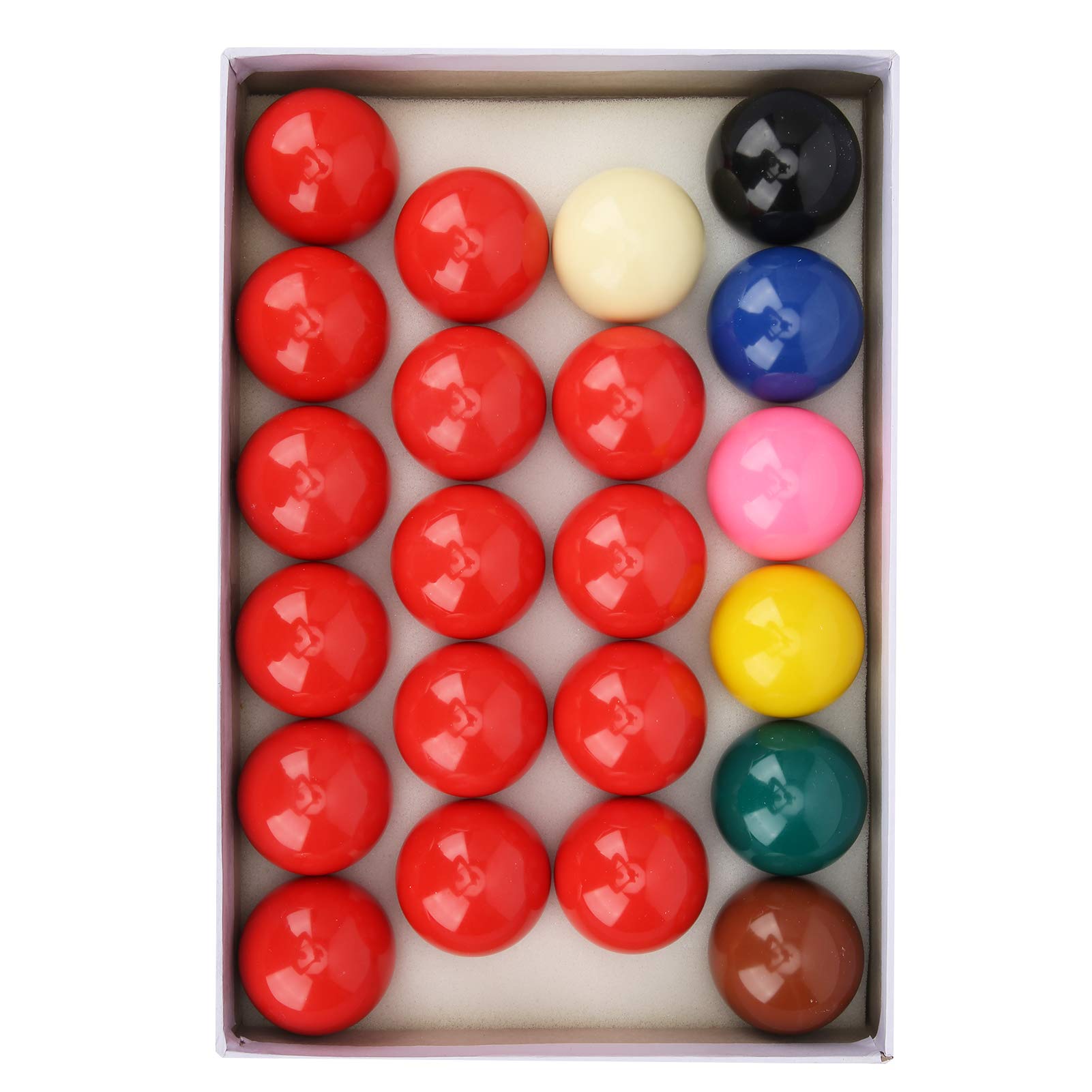 22pcs 52,2mm 2,1 Em Bolas de Mesa de Bilhar Sinuos de Sinuca Definir Pigmento de pó de Resina para Bola de Jogo Oficial Bola Britânica Billiard