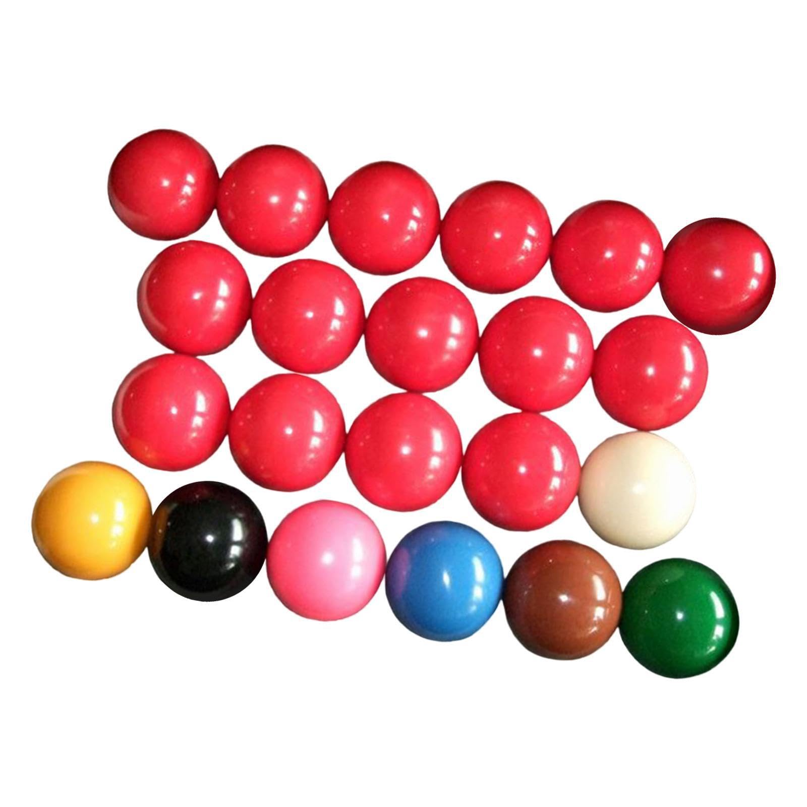 Conjunto de bolas de sinuca de resina de 6,5 cm para experiência de jogo de mesa de sinuca em casa ou em competições Descolorir Bilhar Britânico Acessórios oficiais de bola de jogo de bilhar