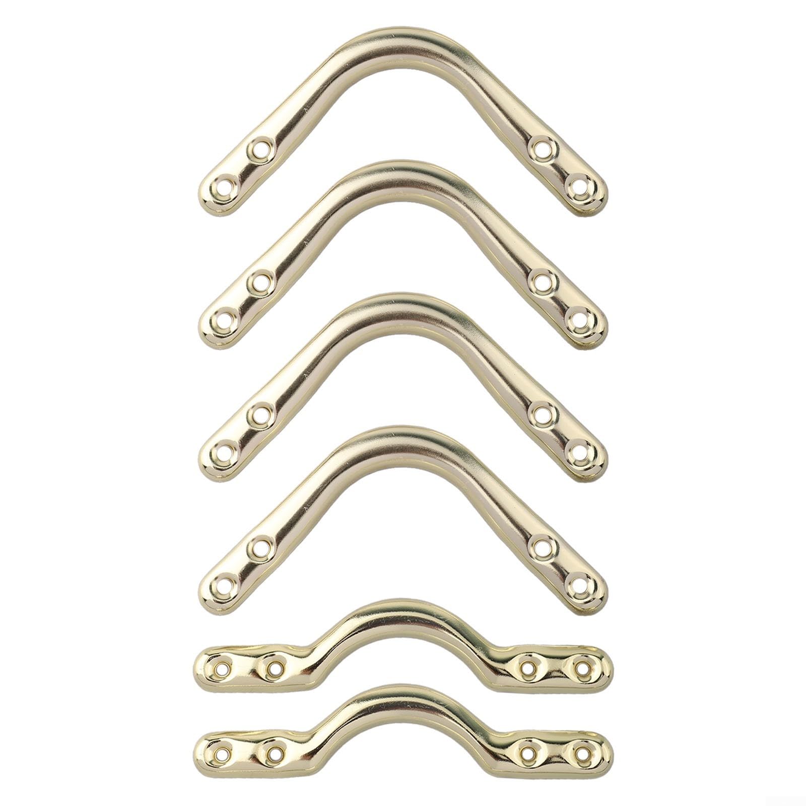 Conjunto de 6 peças de ferro para mesa de bilhar e bola de sinuca, 14 cm, acessórios de bolso decorativos banhados a ouro para bilhar e Snooker (10 cm)