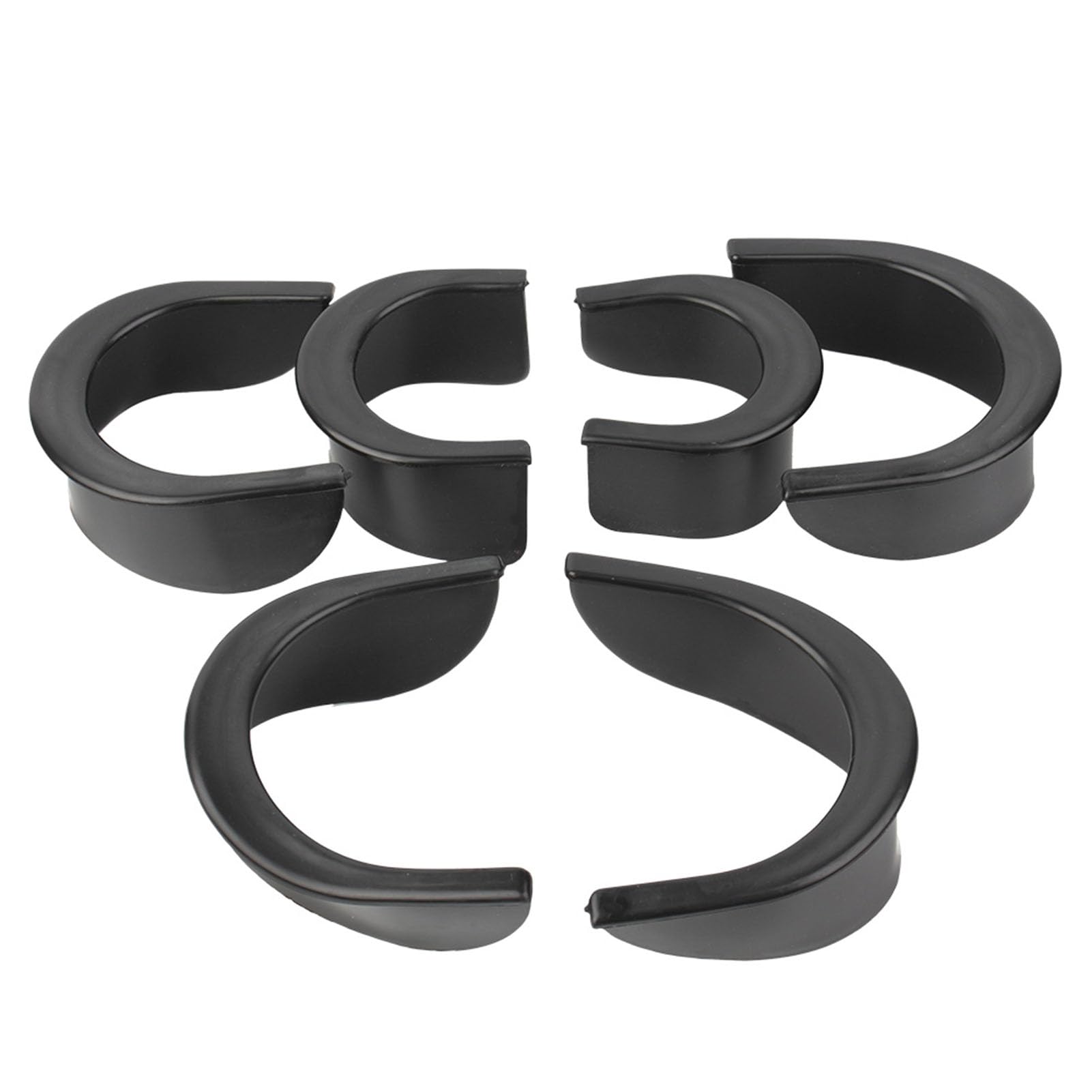 Jiawu 6 Pcs Bilhar Mesa de Sinuca Taco Buraco Borracha Protetor para | Forros de bolso de mesa de bilhar de borracha para cantos e laterais, fáceis de instalar