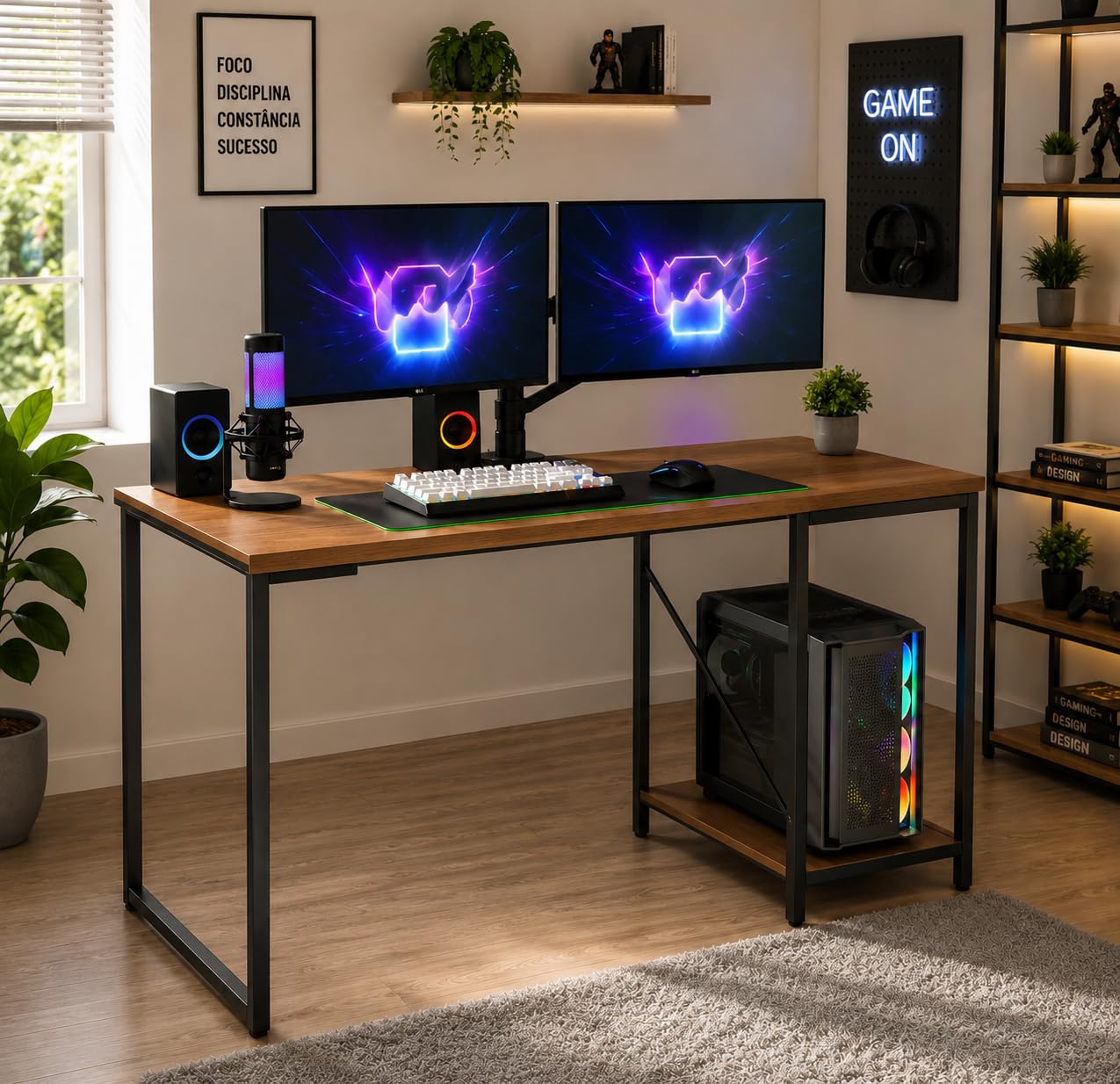 34 mesa gamer em comparação