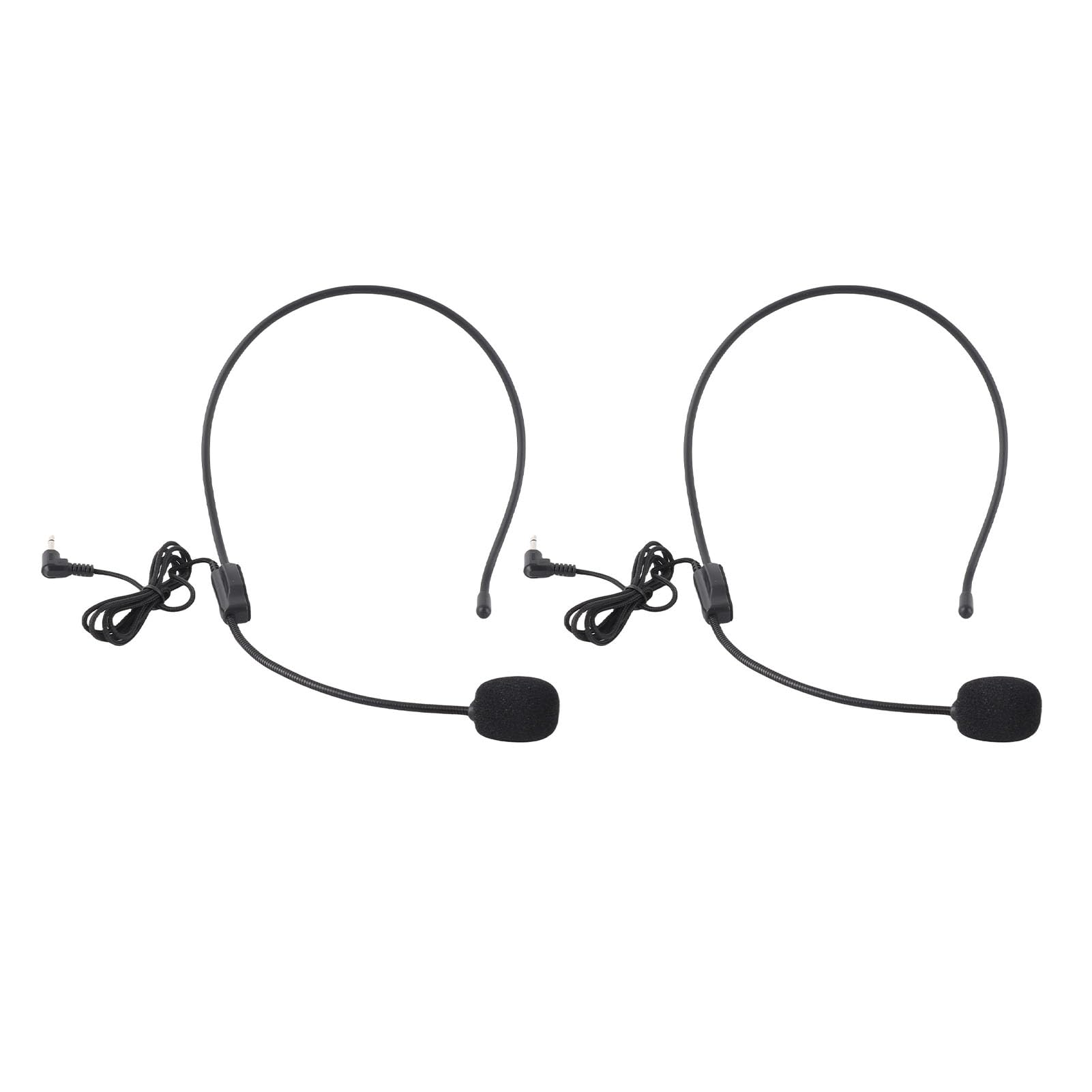 Estink Microfone de Cabeça, Microfone de Fone de Ouvido Com Fio ABS de 3,5 Mm Com Cápsula Unidirecional, Cabo de 1,05 M, Captação de Voz Nítida para Professores, Apresentadores, Desempenho de Palco