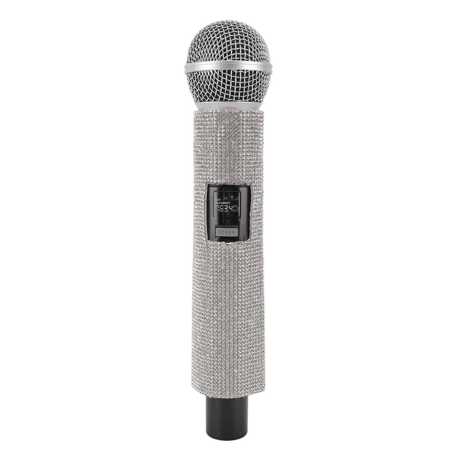 Fabater Microfone Sem Fio de Microfone Dinâmico VHF Recarregável de Alcance de 328 Pés para Palco, Estúdio, KTV, Plug and Play, Qualidade de Som Superior, Sem Fio