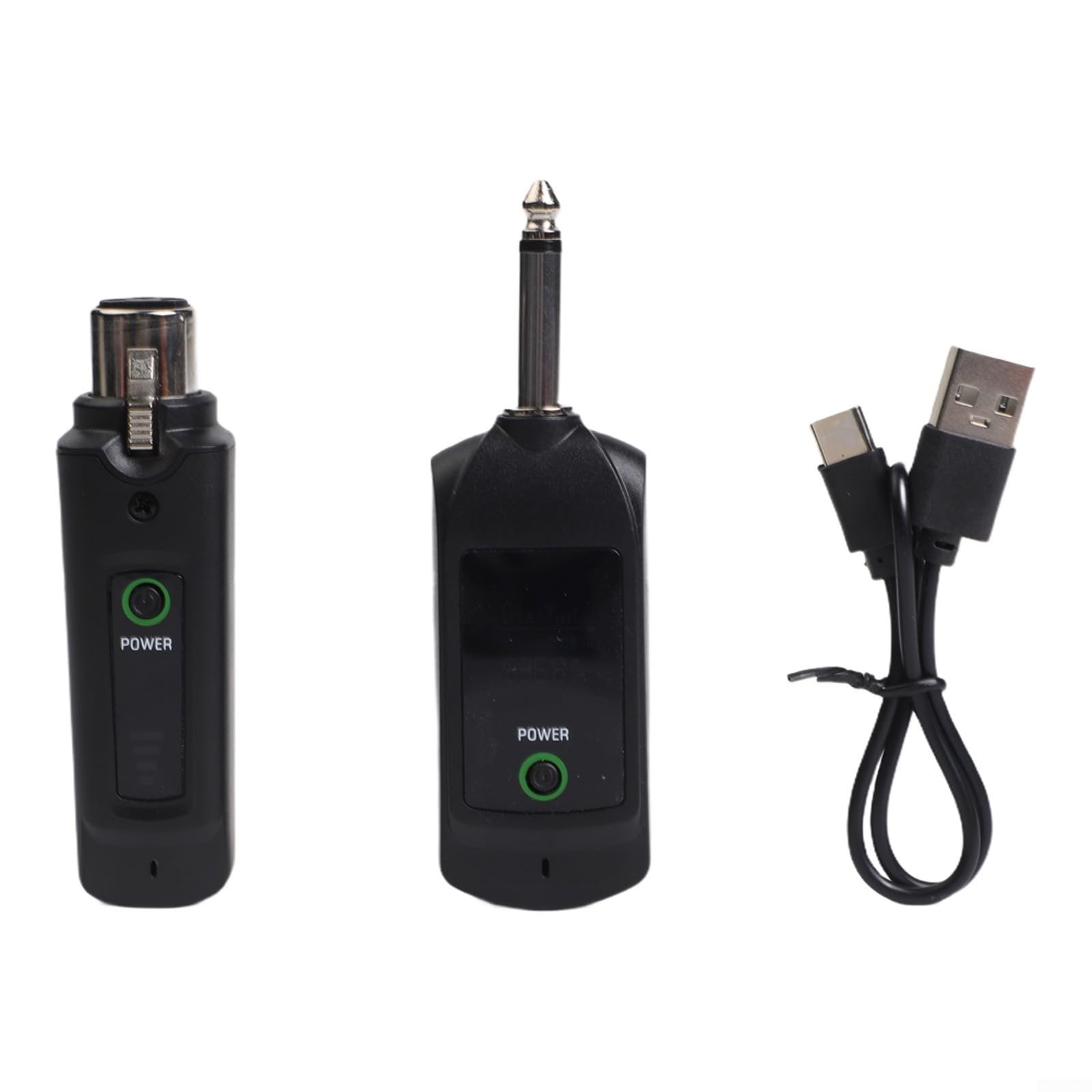 Microfone durante sem Fio XLR 2.4G 80m Recarregável Microfone(1 in 1) | Alcance 80m, sinal estável 2.4G, durante sem interferência, ideal palco, apresentação ao vivo