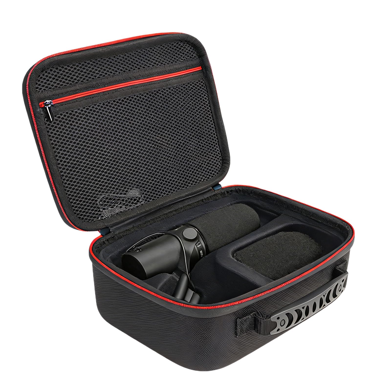 Bolsa de armazenamento para microfones SM7B / SM7dB / MV7X / MV7+ / MV6 / MV7 / MV7i equipados com bordas reforçadas e alça de retenção bolsa portátil