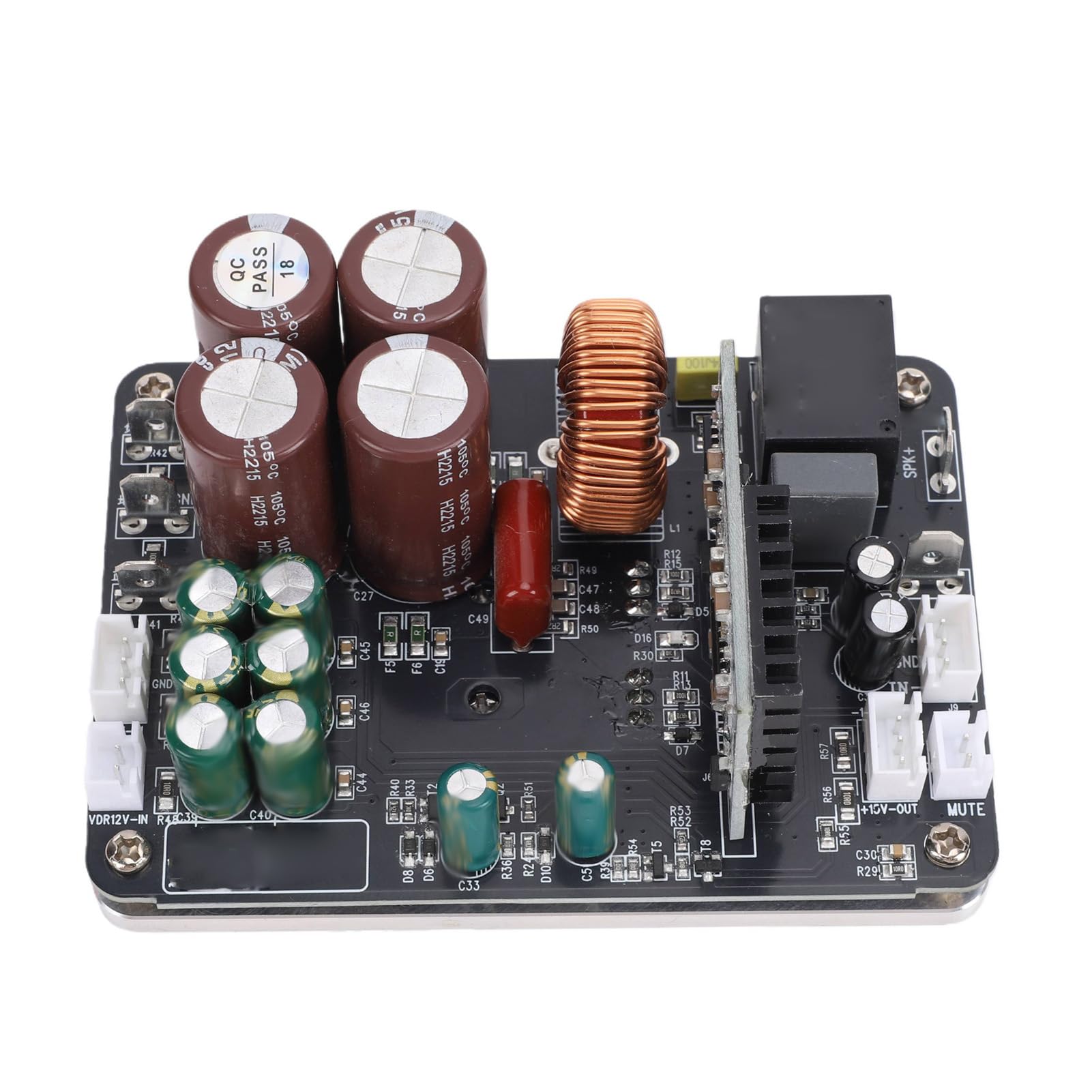 Garosa Placa de Amplificador de Classe D 700W Mono, Módulo Digital | Canal Único, Saída de 4Ω 700W, Fonte de Alimentação Dupla ±35-100V, Proteção Térmica e contra Curto-Circuito, Transistores