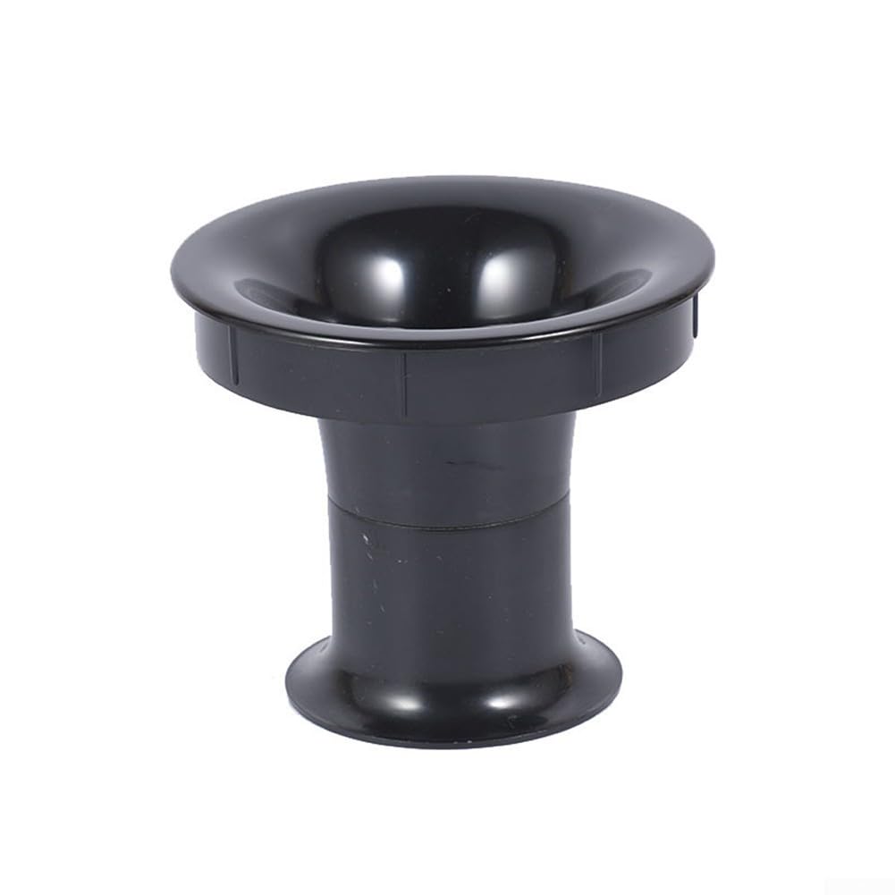 Caixa de alto-falante tubo de porta reflexo de graves 117 mm | Tubo guia de alto-falante ABS para monitor de áudio profissional, otimização de qualidade de som, preto
