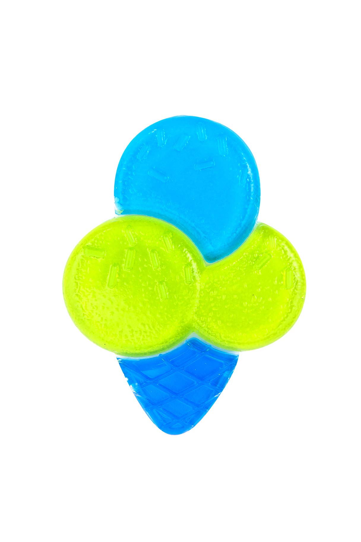 Buba Mordedor de Silicone Infantil para Bebê Refriável Sorvete Azul com Verde - Unik Toys
