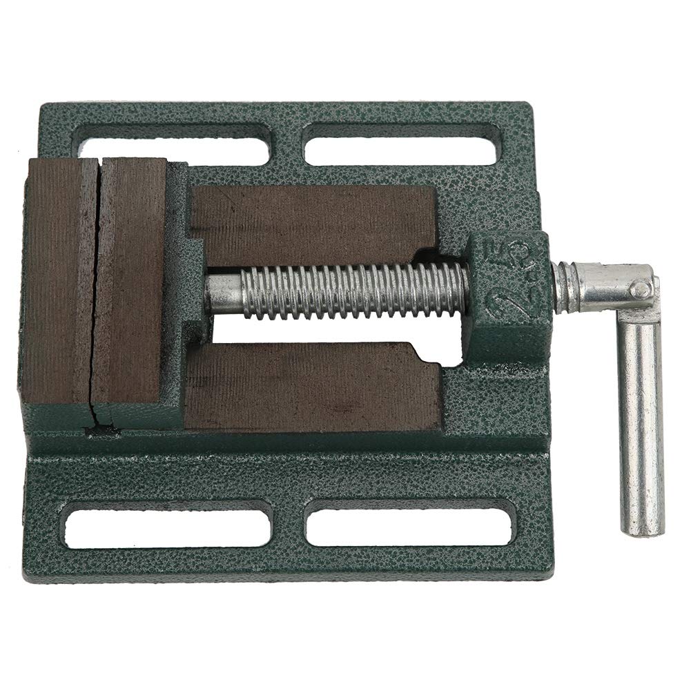 Hilitand Morsa de Fresagem de Ferro Fundido, Braçadeira de Bancada de Alta Precisão de 2,5 pol. para Máquina de Perfuração, Fixação de Peça para Processamento de Metal, Estilo Americano