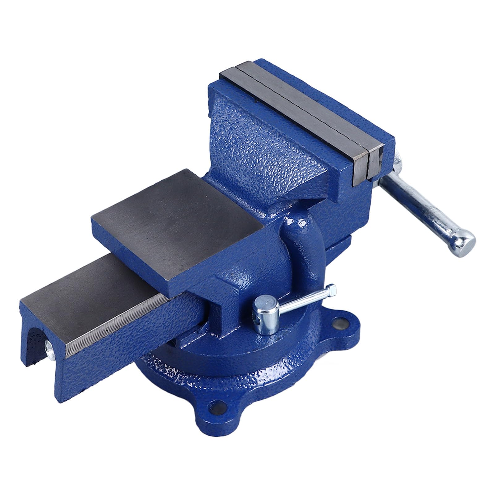 Jiawu Morsa de Bancada 5kg, Mandíbula de 100mm, Aço de Alto Carbono, para | Torno de bancada resistente com ampla abertura para marcenaria, artesanato e fixação DIY
