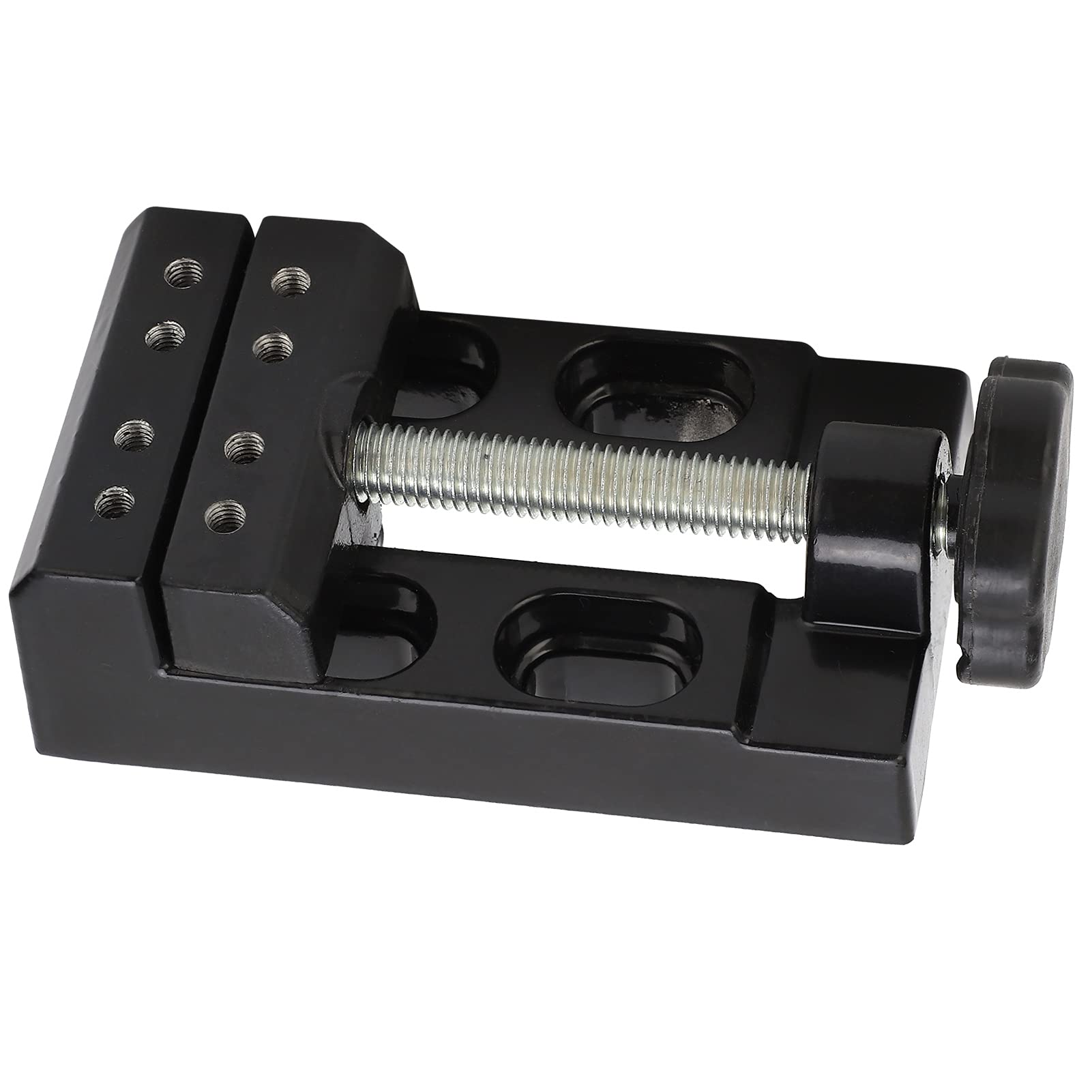 Morsa de Bancada Mini, Abertura de Mandíbula de 5,6 Cm, para Uso Geral | Ferro fundido, braçadeira ajustável, adequado para joias, design portátil