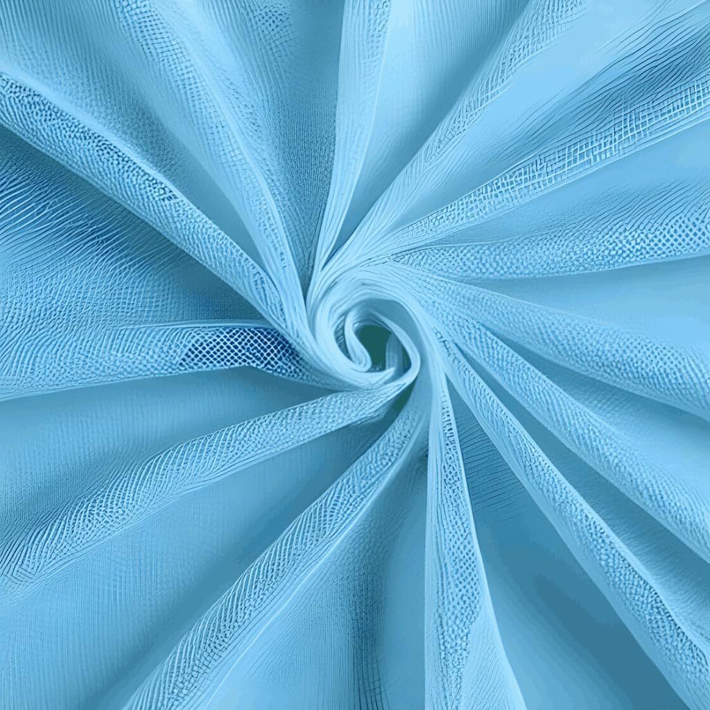 Mosquiteiro para cama de solteiro com dossel, design com abertura lateral, proteção completa contra mosquitos, leve e respirável(Azul)
