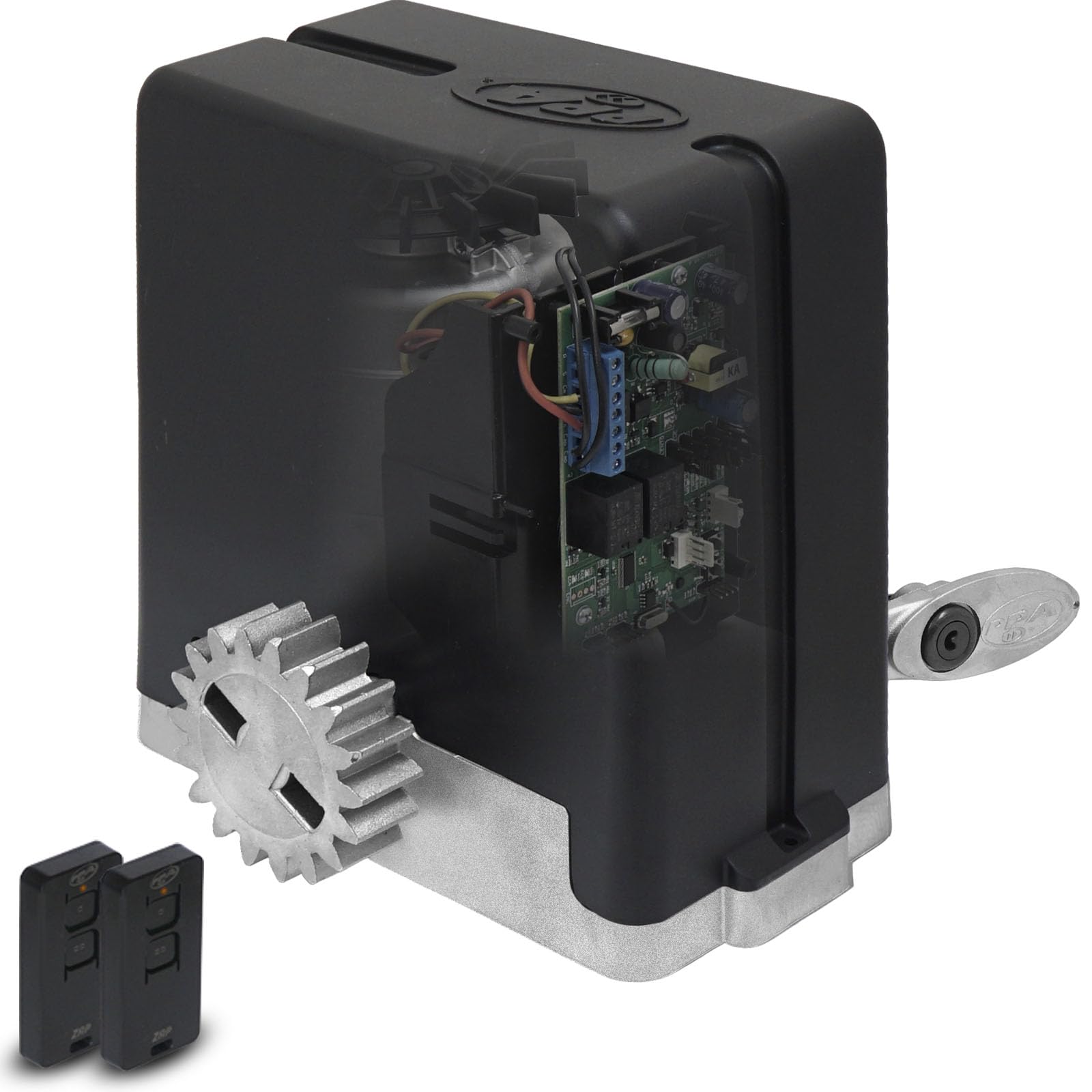 Motor Dz 1/4hp 2 Controle Portão Eletrônico Deslizante - 220V