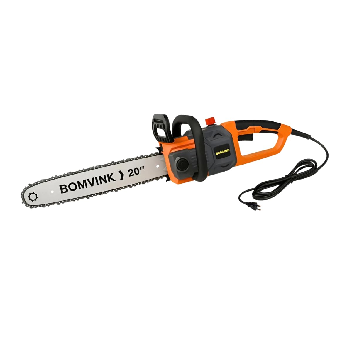 Motosserra Elétrica Motor Forte 3200w 110v Profissional Cor Laranja 20 Polegadas