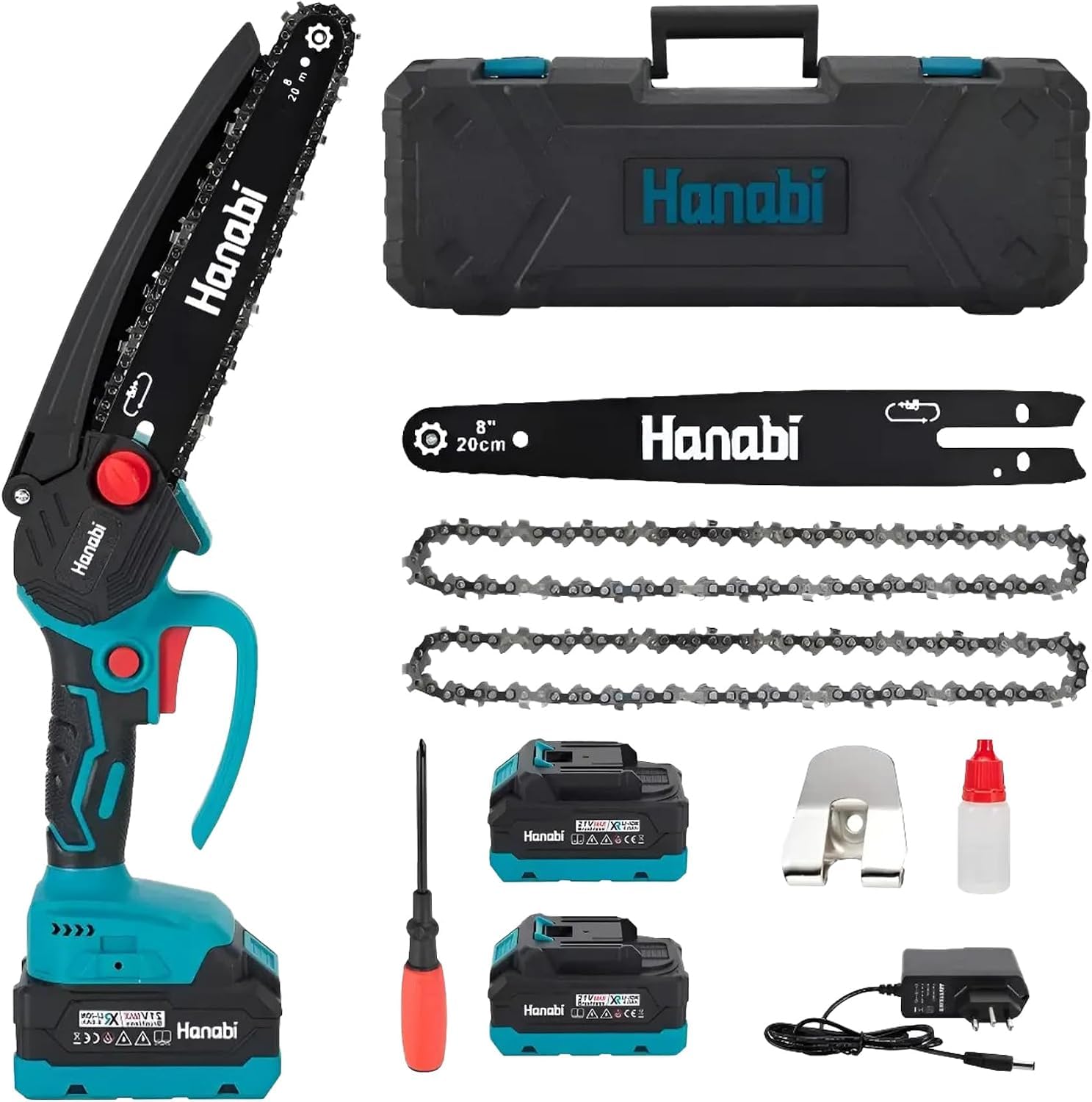 Hanabi Serra Poda Motosserra Mini Elétrica Brushless Portátil
