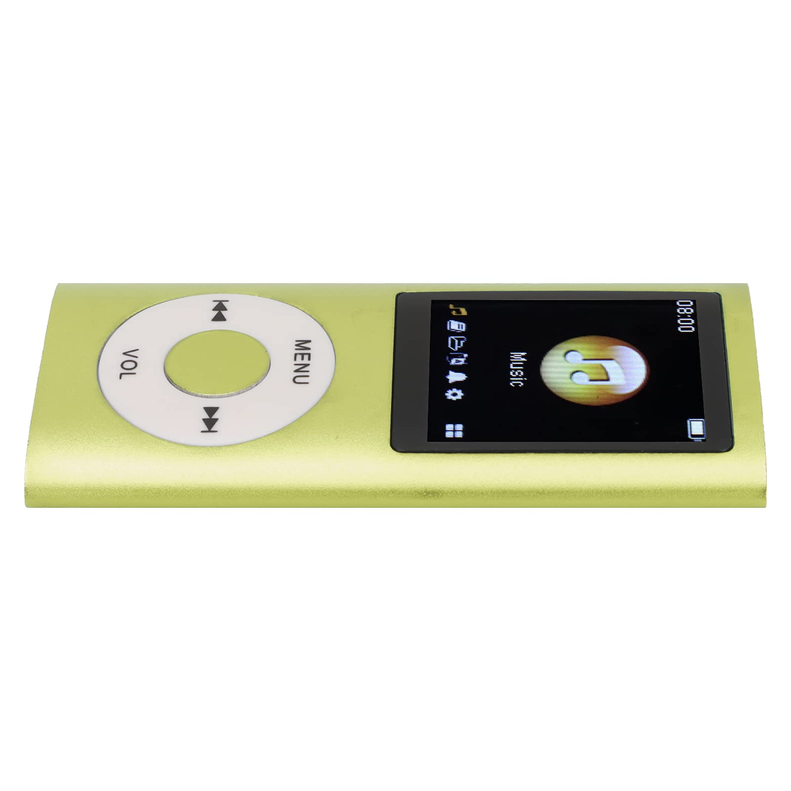 Fabater Som Sem Perdas do Reprodutor de MP3, Mini Reprodutor de Música Portátil Com Tela LCD Bluetooth de 1,8 Polegadas, Suporta Cartão TF de até 64 GB, Bateria de 8 Horas para Fones de Ouvido e