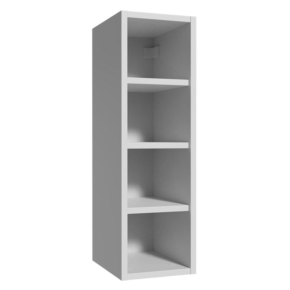 Nicho de Parede 20 cm 4 Prateleiras Branco Neo Madesa