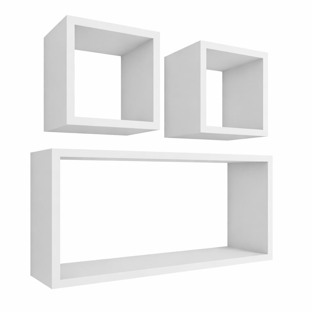 Nichos Flutuantes Decorativos Prateleiras Parede Quarto Lavanderia Estante Banheiro