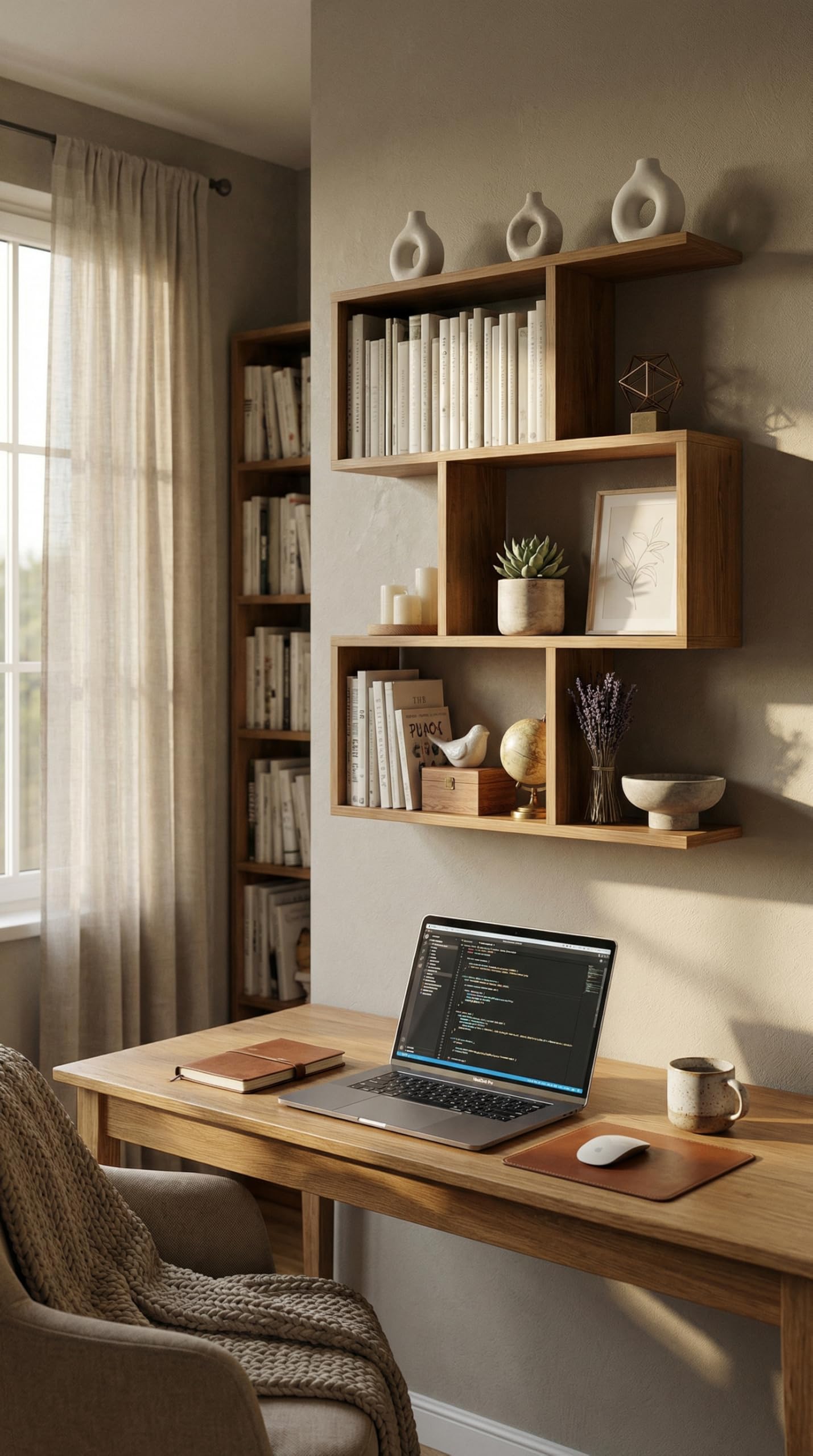 Best Pro DECORAÇÕES - RUFATTO NICHO ZIG ESTANTE MODULAR MULTIUSO LIVROS E DECORAÇÃO FREIJÓ