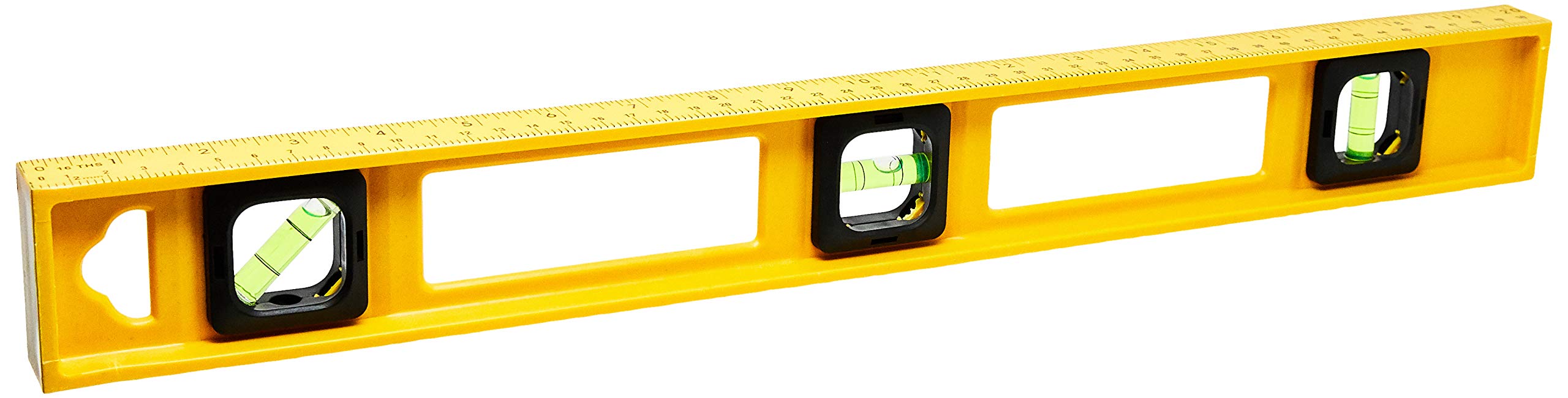 Nível com 3 Bolhas 50 cm, Western, HT-20, Amarelo