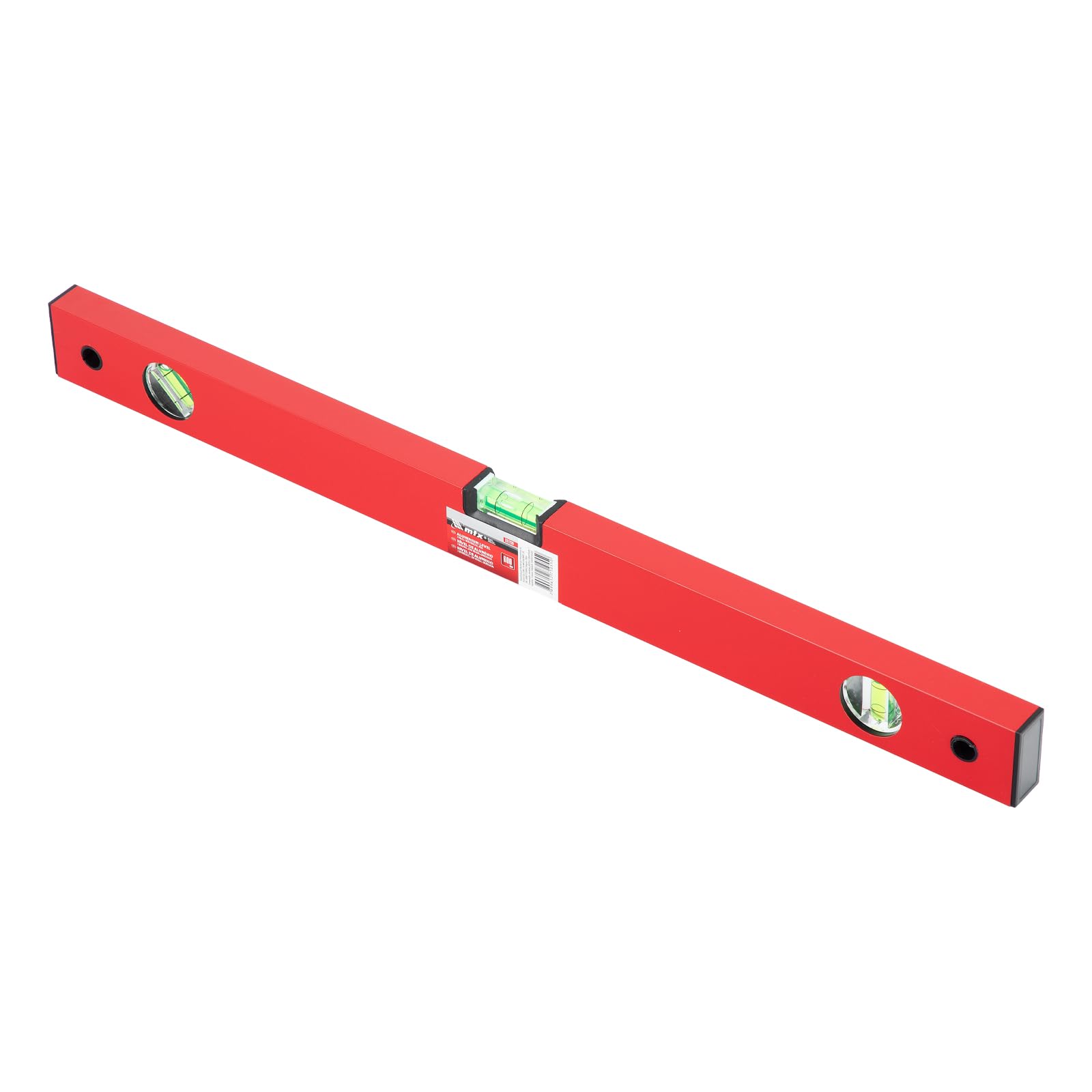MTX Nível de Alumínio 600 mm (24") com 3 Bolhas e Régua Integrada – Precisão Vertical, Horizontal e 45°