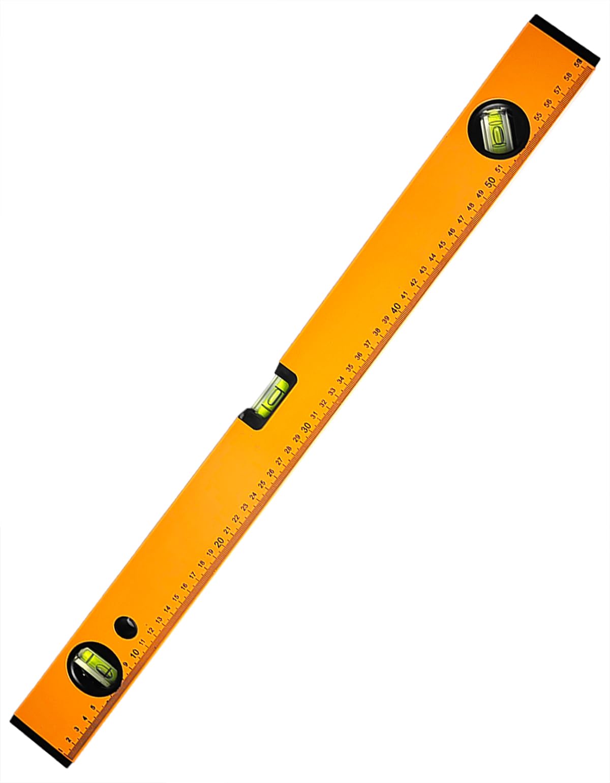 Nível De Alumínio Com Base Magnética 24 Polegadas 60cm De Mão 3 Bolhas