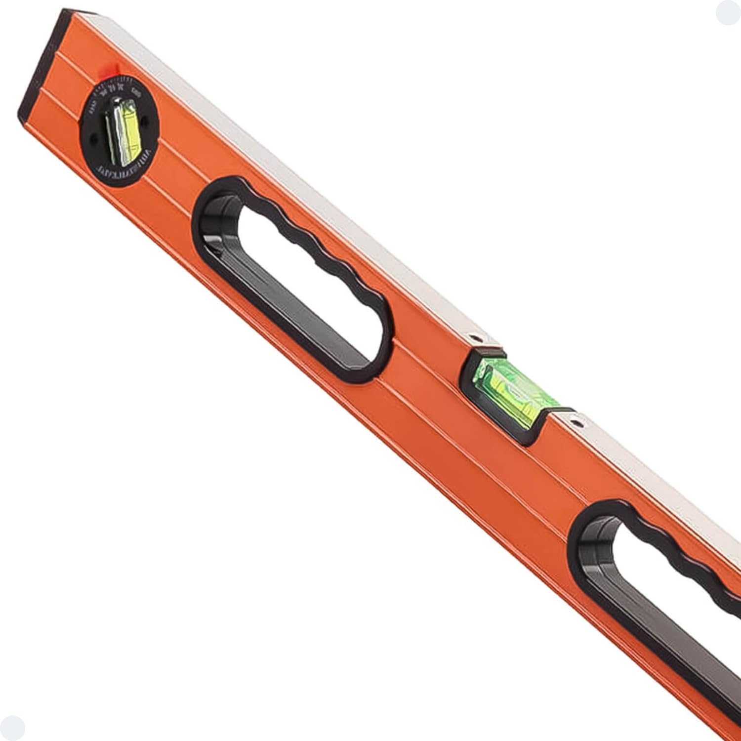 Nível de Alumínio Base Magnética 60 cm 3 bolhas horizontal (nível), vertical (prumo) e 45 graus Profissional