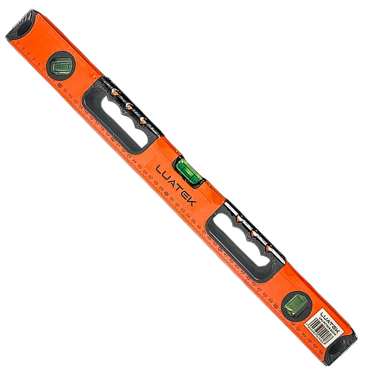 Nível de Alumínio Magnético 60cm Profissional com 3 Bolhas