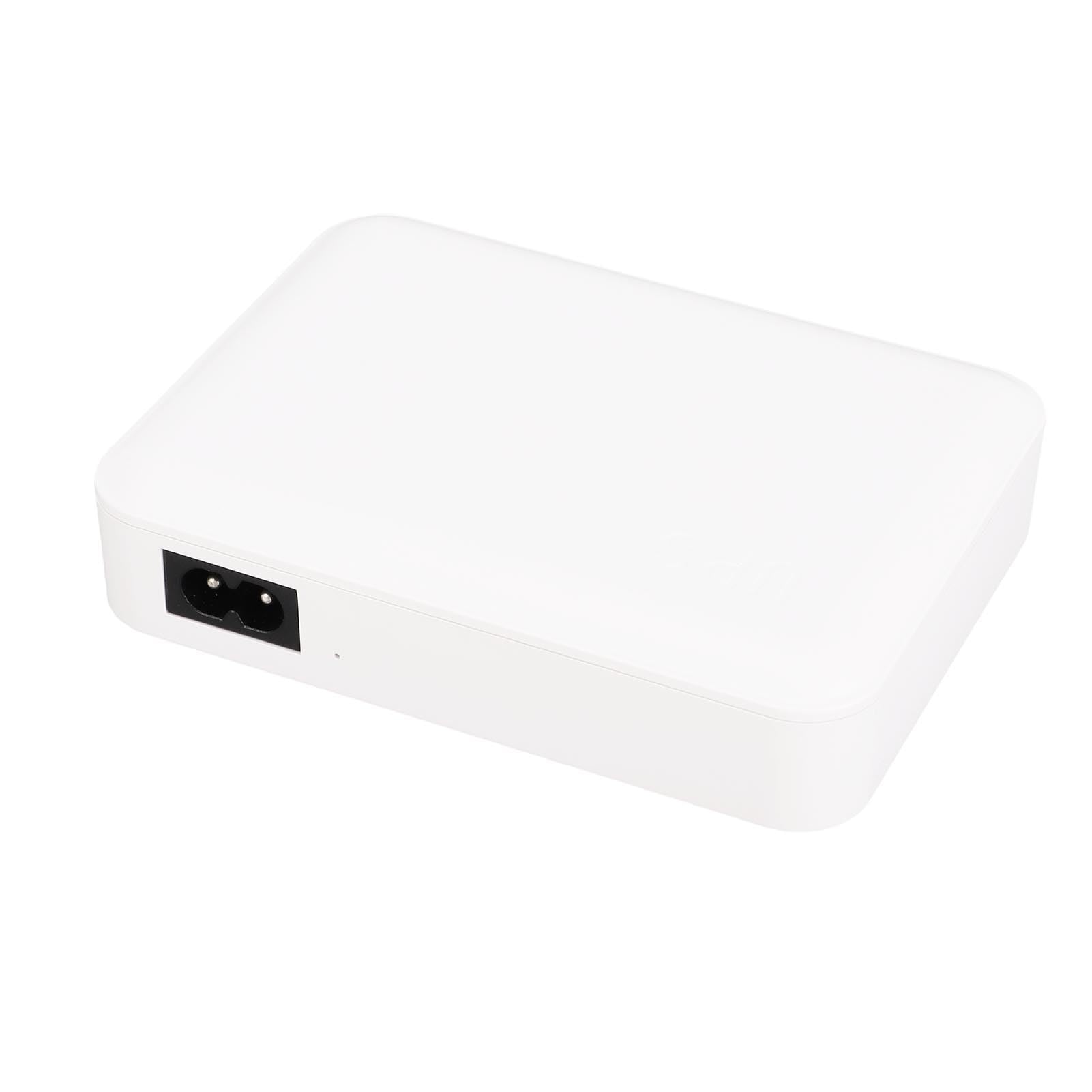 Hyuduo Fonte de Alimentação Ininterrupta Mini UPS 7500mAh para Roteador WiFi Backup Oferece 5 Horas de Uso Em Escritório Doméstico Com Proteção Inteligente e Carregamento Rápido (Plugue UE)