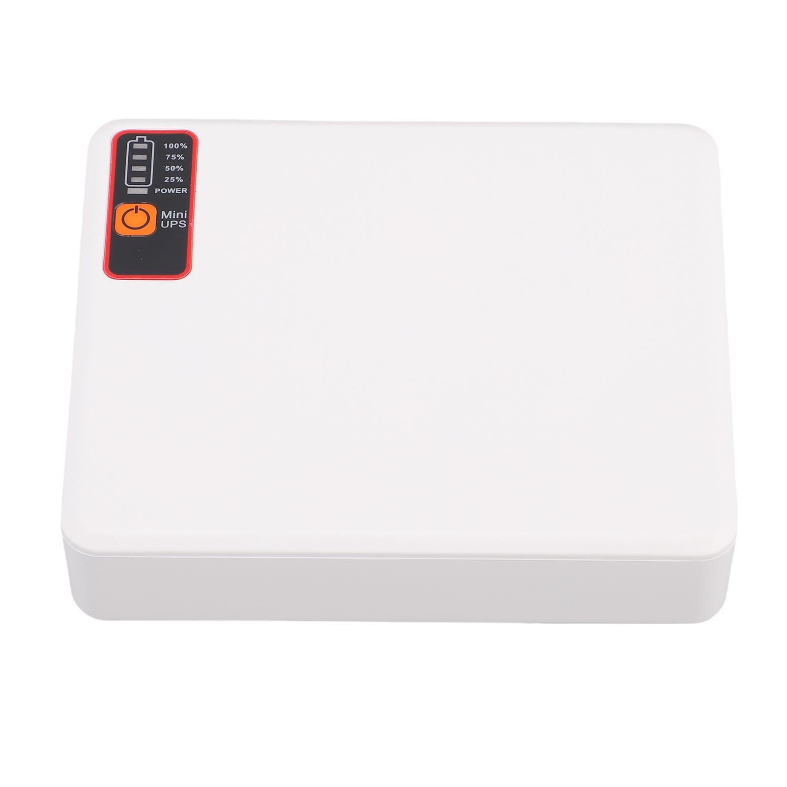 AUNMAS Fonte de Alimentação Ininterrupta de Backup de Bateria Mini UPS 12000mAh 18W Com Saídas 5V 9V 12V DC para Roteador Modem Câmera de Segurança Smartphone (Plugue UE)