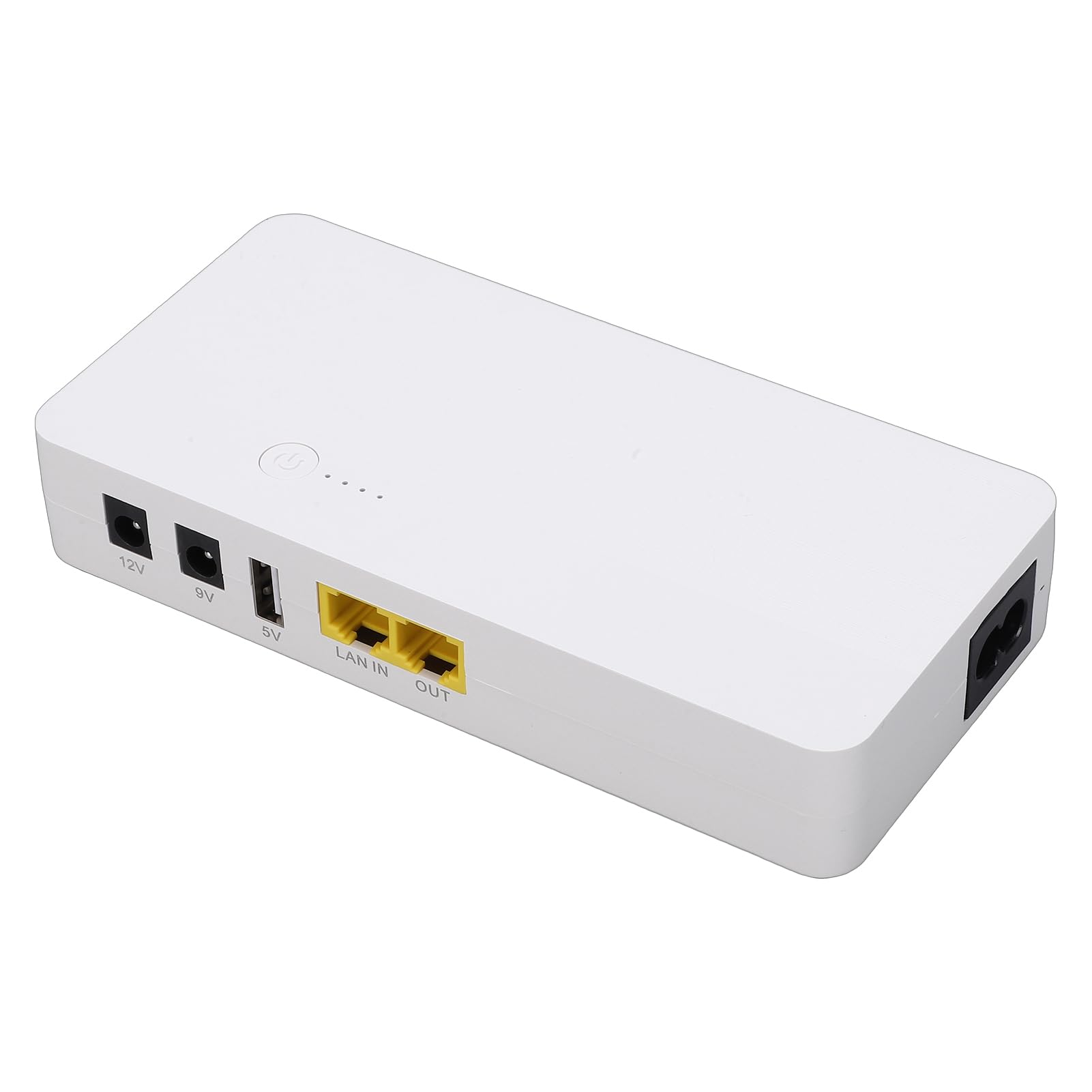 Diydeg Fonte de Alimentação Ininterrupta para Computador, 8800mAh POE 24V DC 12V 9V 5V Home UPS Bateria Backup para Roteador Modem Câmera CCTV Smartphone Home Office