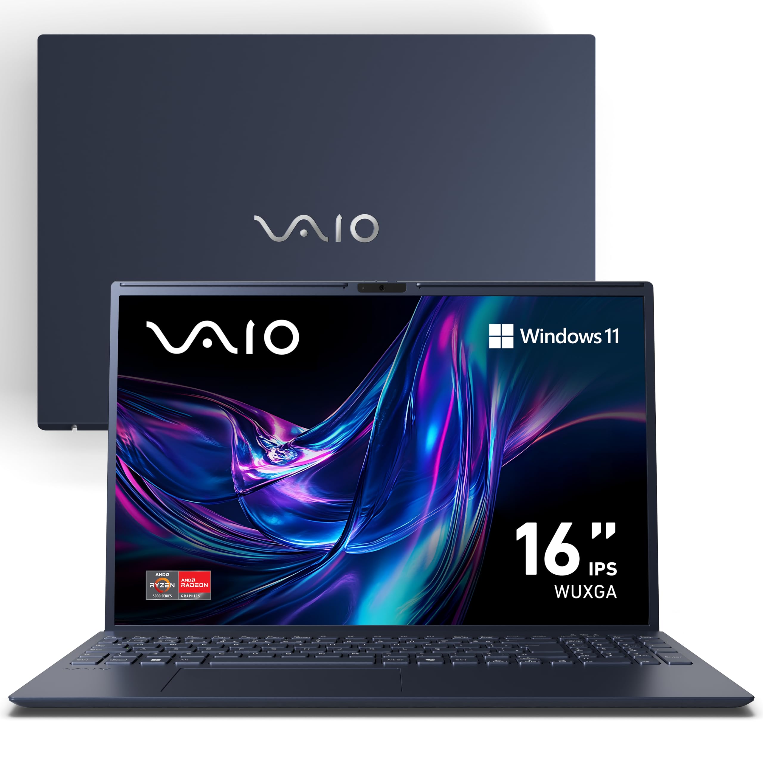 Notebook VAIO FE16 AMD Ryzen 5-5625U Windows 11 Home 32GB RAM 512GB SSD Wi-Fi 6 Tela 16'' IPS WUXGA Antirreflexo - Cinza Grafite - VJFE69F11X-B1011H - Permite upgrade de memória RAM e SSD