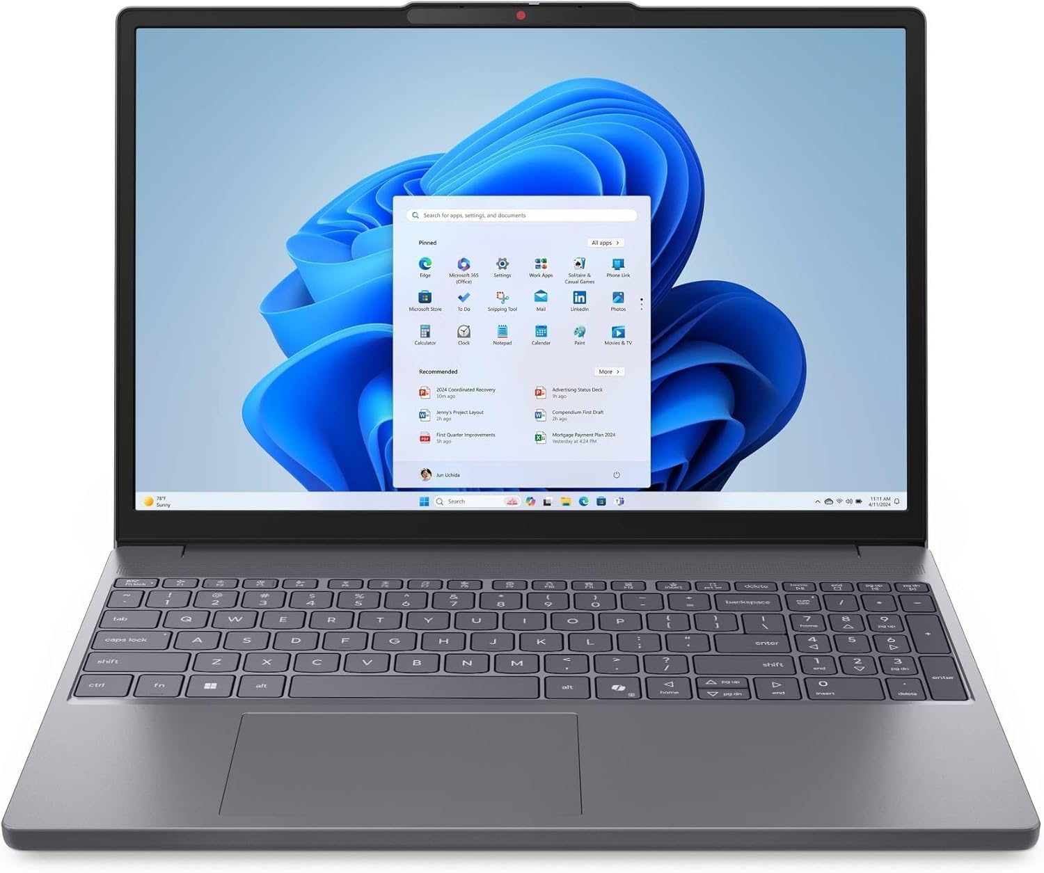 Notebook Lnvo Slim 3i AMD Ryzen™ 7 7735HS 8 GB de memória 256 GB SSD Tela 15,3" WUXGA