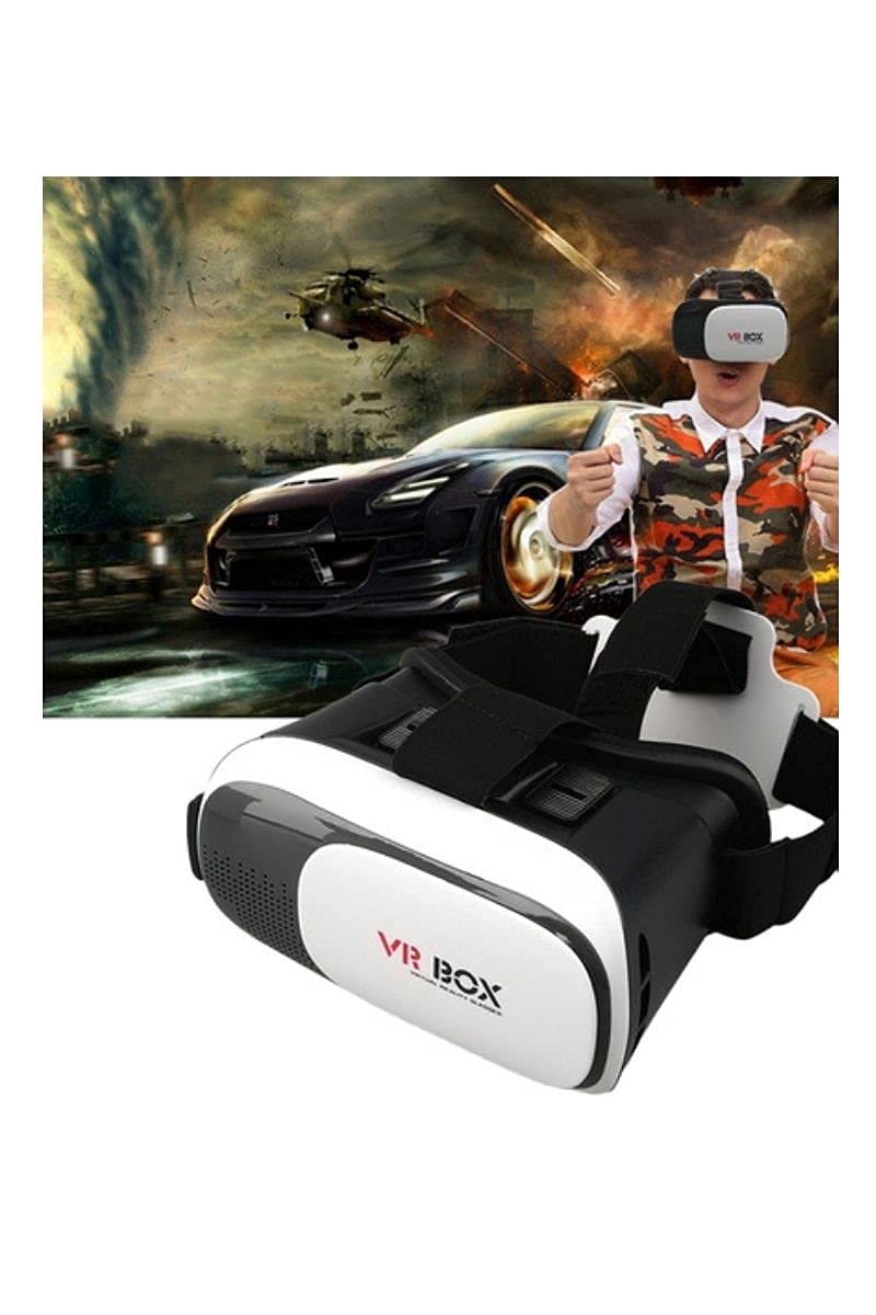 Óculos Realidade Virtual 3D VR Box + controle Bluetooth 2.0