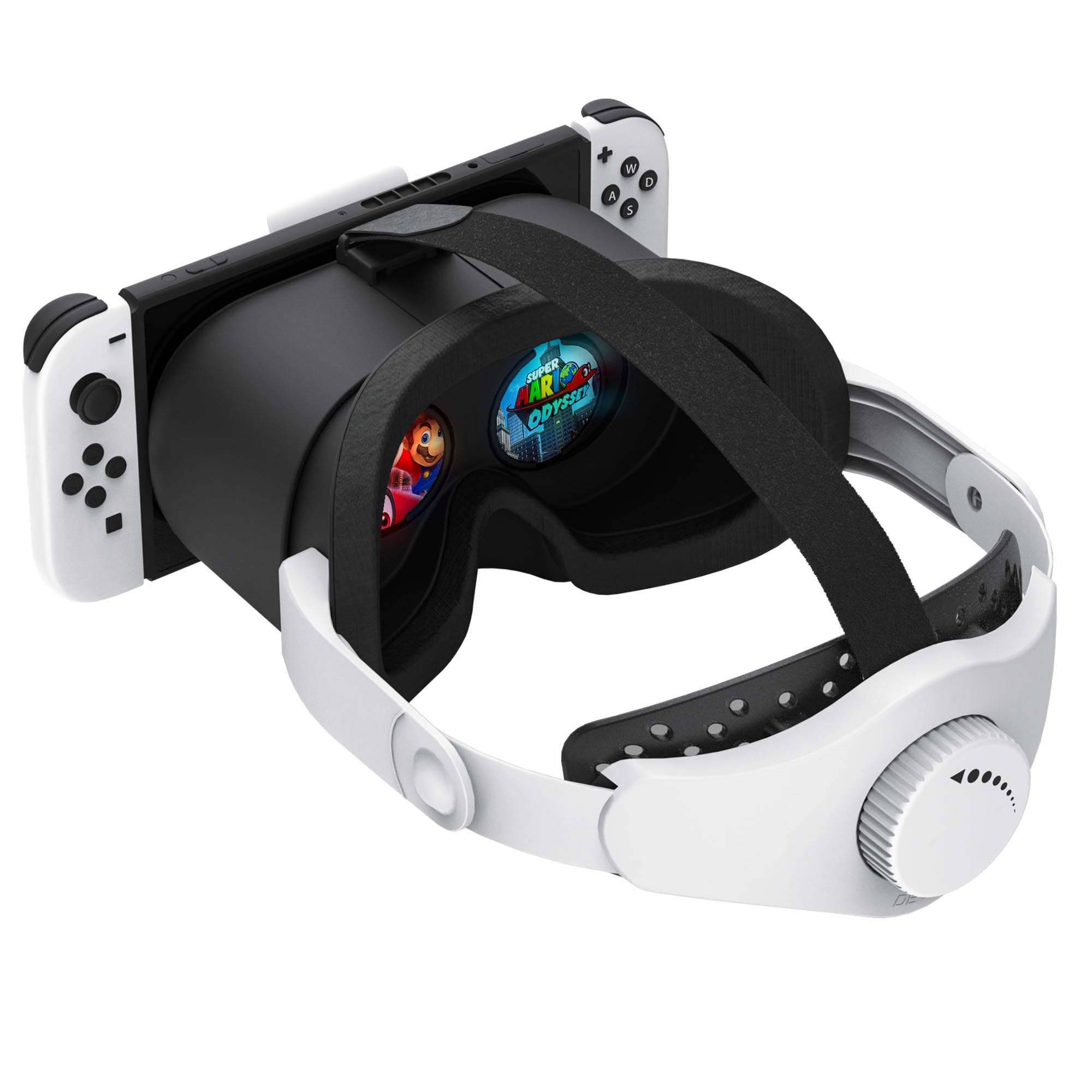 Fone de ouvido VR atualizado para Nintendo Switch, óculos de realidade virtual modelo OLED Switch com lentes HD ajustáveis e alça de cabeça, kit Labo VR Kit acessório de óculos 3D