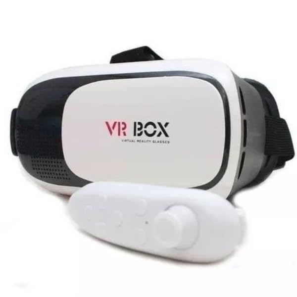 Óculos 3D VR Box Realidade Virtual com controle Bluetooth 2.0