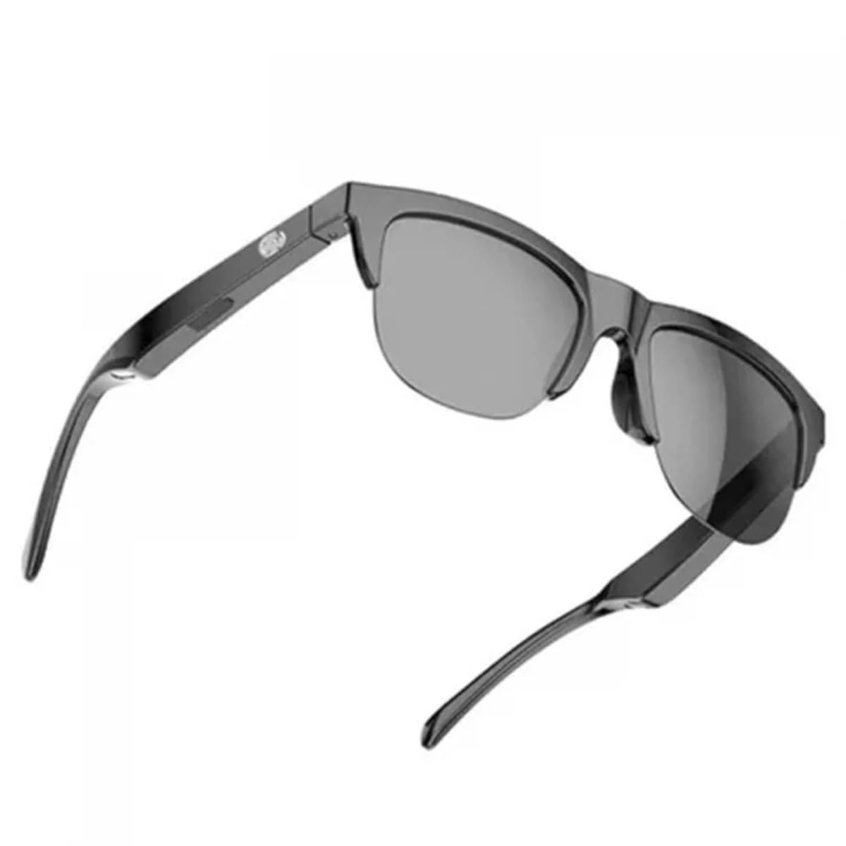 Óculos Inteligente Bluetooth com Áudio Estéreo, Microfone Integrado, Música Sem Fio, Chamadas Hands-Free, Alto-Falantes nas Hastes, Conexão com Android e iPhone, Preto