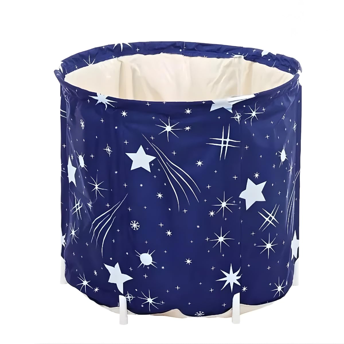Banheira Dobrável Ofurô Portátil Água Quente e Gelo 65x70cm