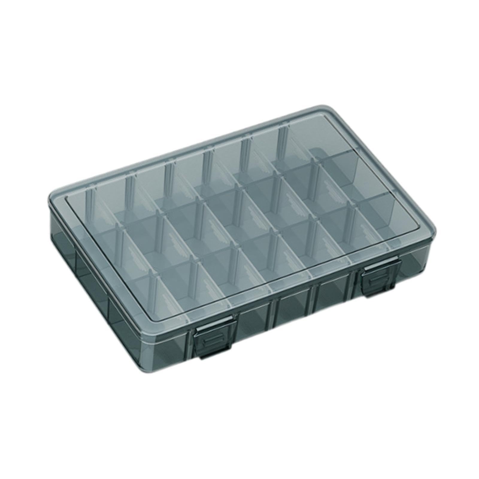 Organizador de peças pequenas, organizador de parafusos, compartimentos múltiplos, caixa de armazenamento de ferragens, porcas, parafusos de pregos, organizador de ferramentas de garagem